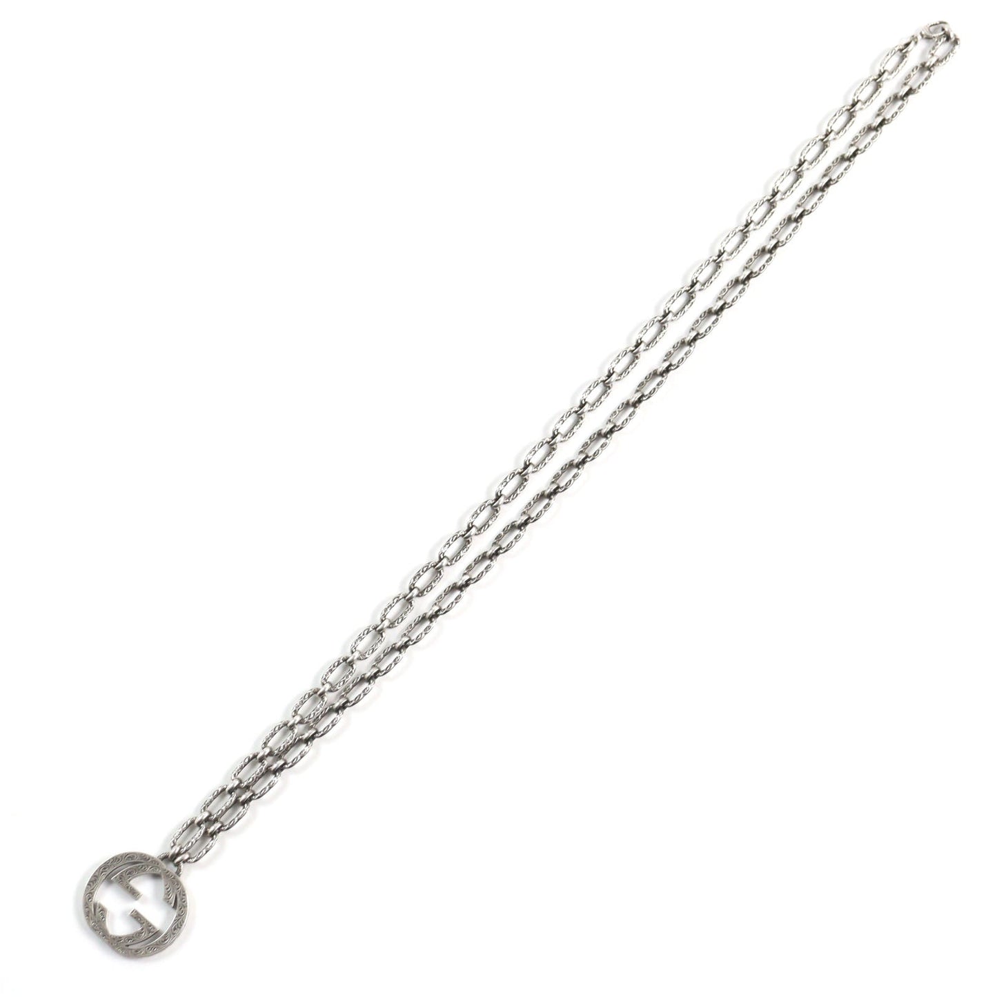 GUCCI Necklace 524890 Main: AG925 Silver mens Used