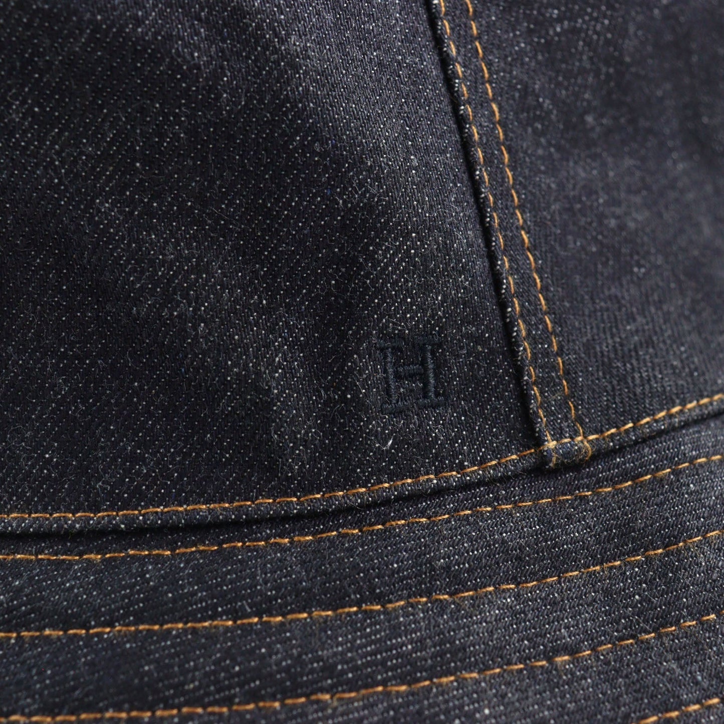 HERMES hat Main: 100% cotton Indigo blue mens 57 Used