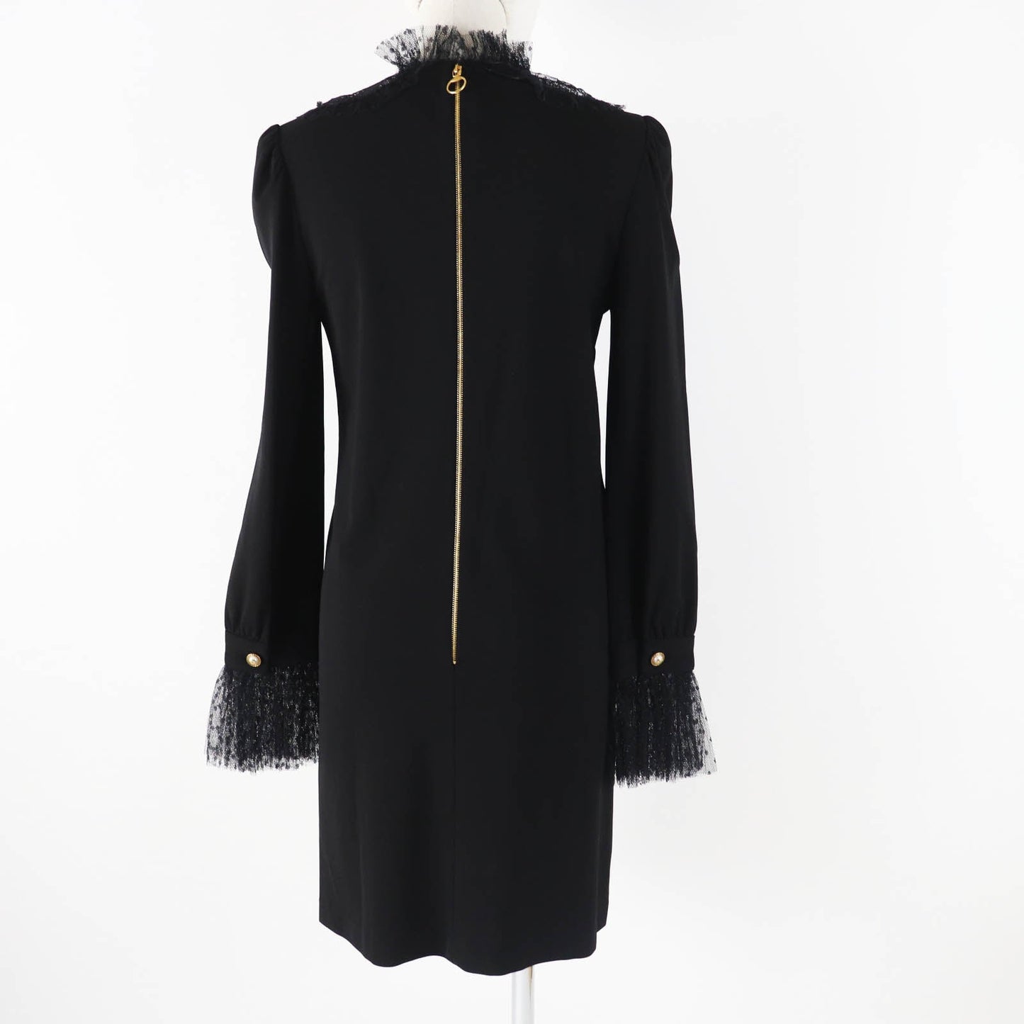 GUCCI one piece 445253 Outer: 98% rayon, Outer: 2% polyurethane, Part: 100% nylon, Part: 70% rayon, Part: 30% nylon Black pink Women S Used
