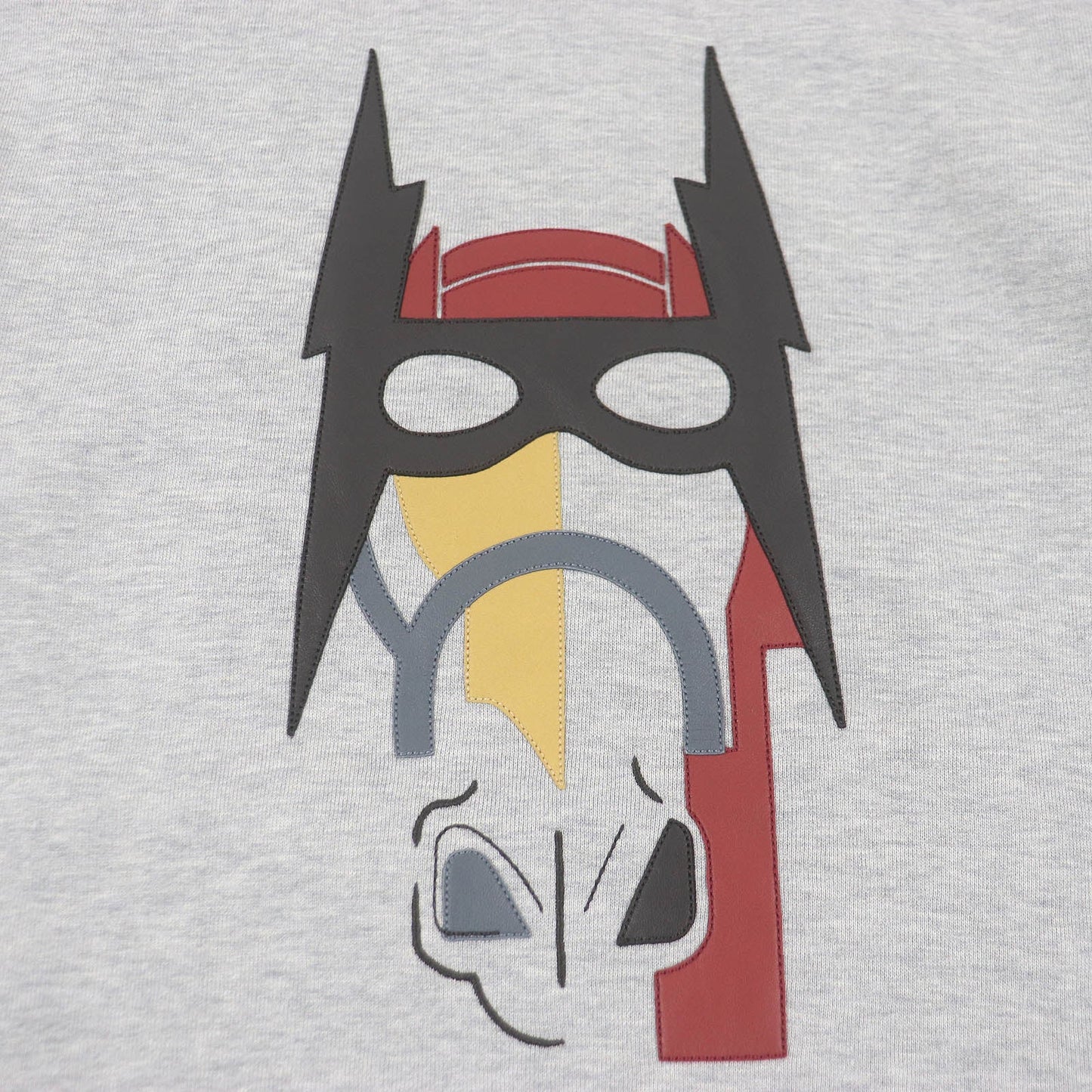 HERMES sweat Main: 100% cotton, Part: 90% cotton, Part: 10% polyurethane, Part: Sheep leather gray mens S Used