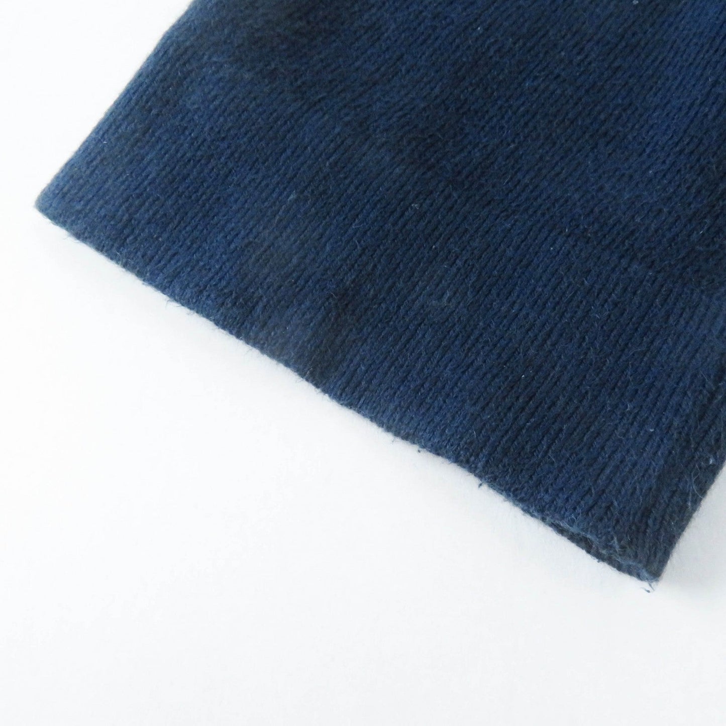 HERMES tops silk Navy L