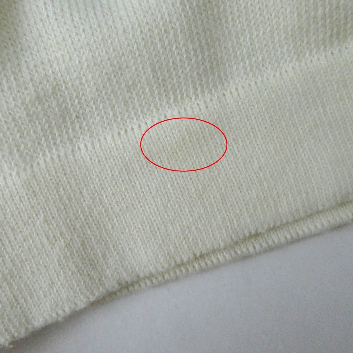 HERMES Short sleeve polo shirt Main: 100% silk, Main: 85% cotton, Main: 15% cashmere Light blue white The Precious Life of the Mediterranean Women M Used