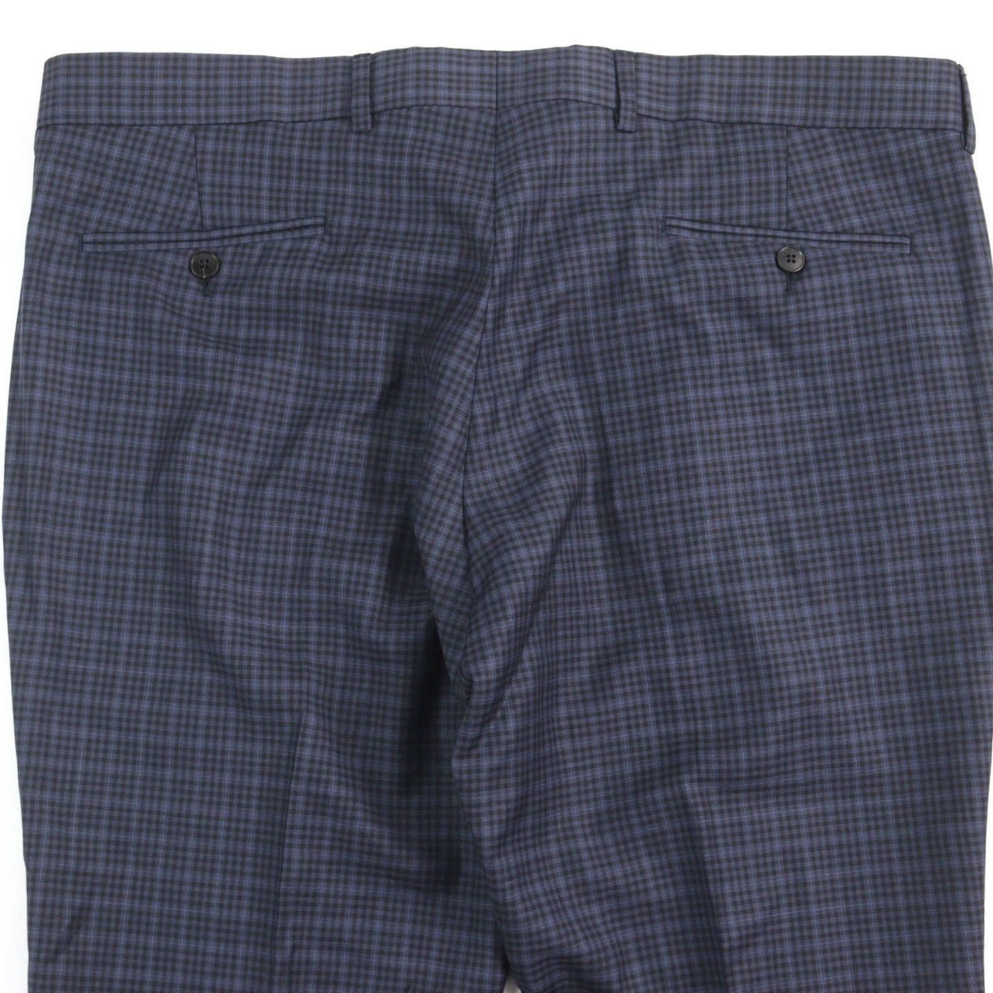 GUCCI Pants 244547 Outer: 100% wool, Lining: 100% rayon Navy type Check Pattern mens Used