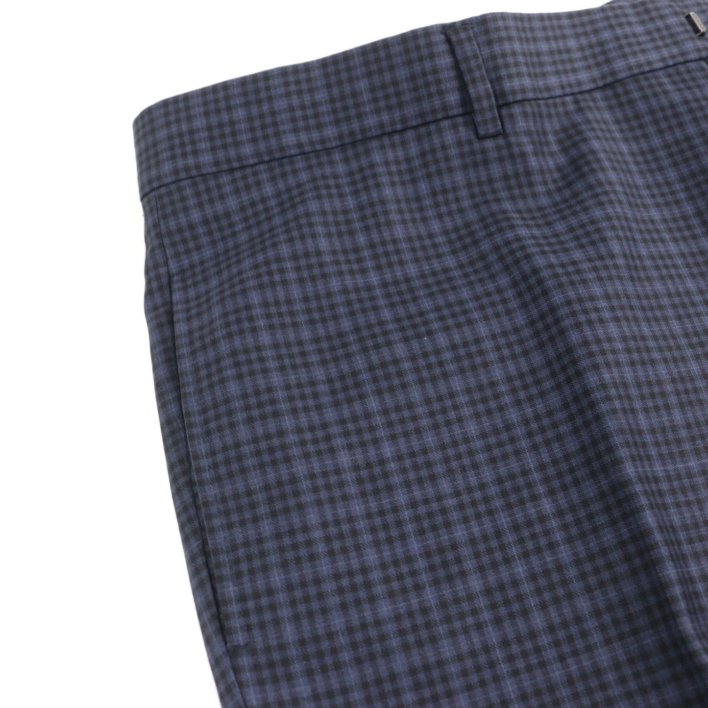 GUCCI Pants 244547 Outer: 100% wool, Lining: 100% rayon Navy type Check Pattern mens Used