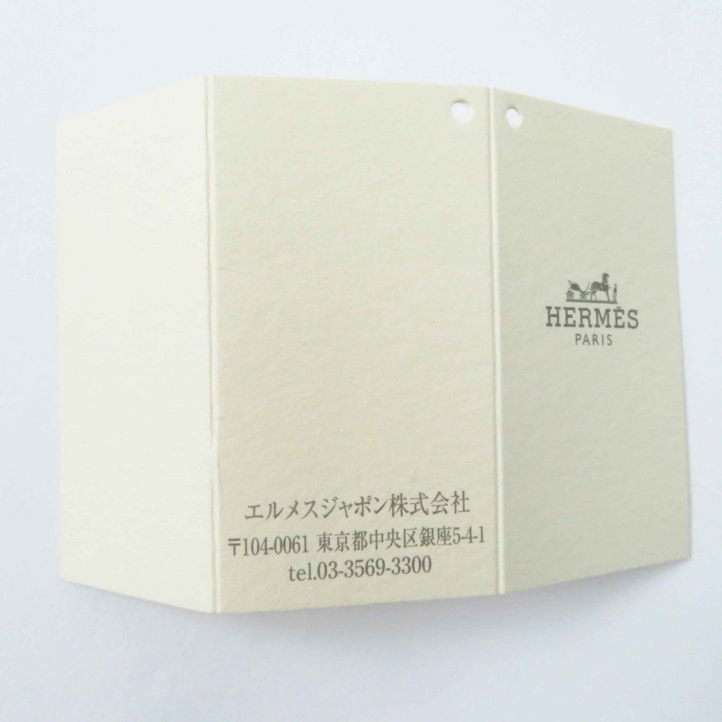HERMES Necklace Main: Buffalo horn Lavender Yellow H Equip Women Used