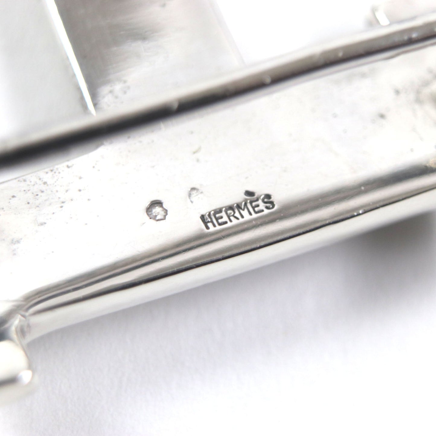 HERMES belt Main: SV925 Silver Touareg Buckle mens Used