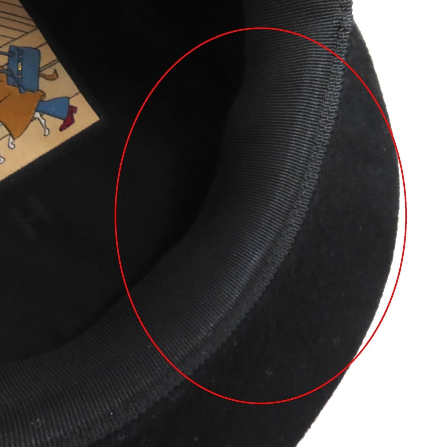 HERMES Casquette H222022N Outer: 100% cashmere, Lining: 65% rayon, Lining: 35% silk, Part: 56% cotton, Part: 44% rayon black Deauville Deauville Women 57 Used