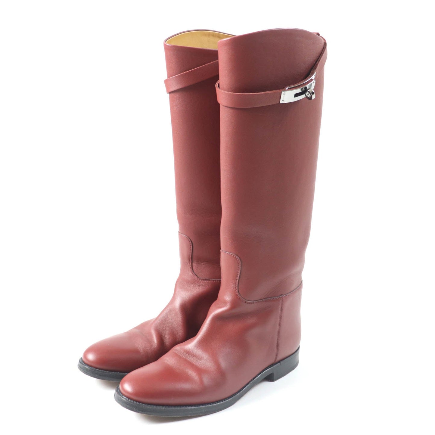 HERMES boots Main: Leather Red type Women 37 Used