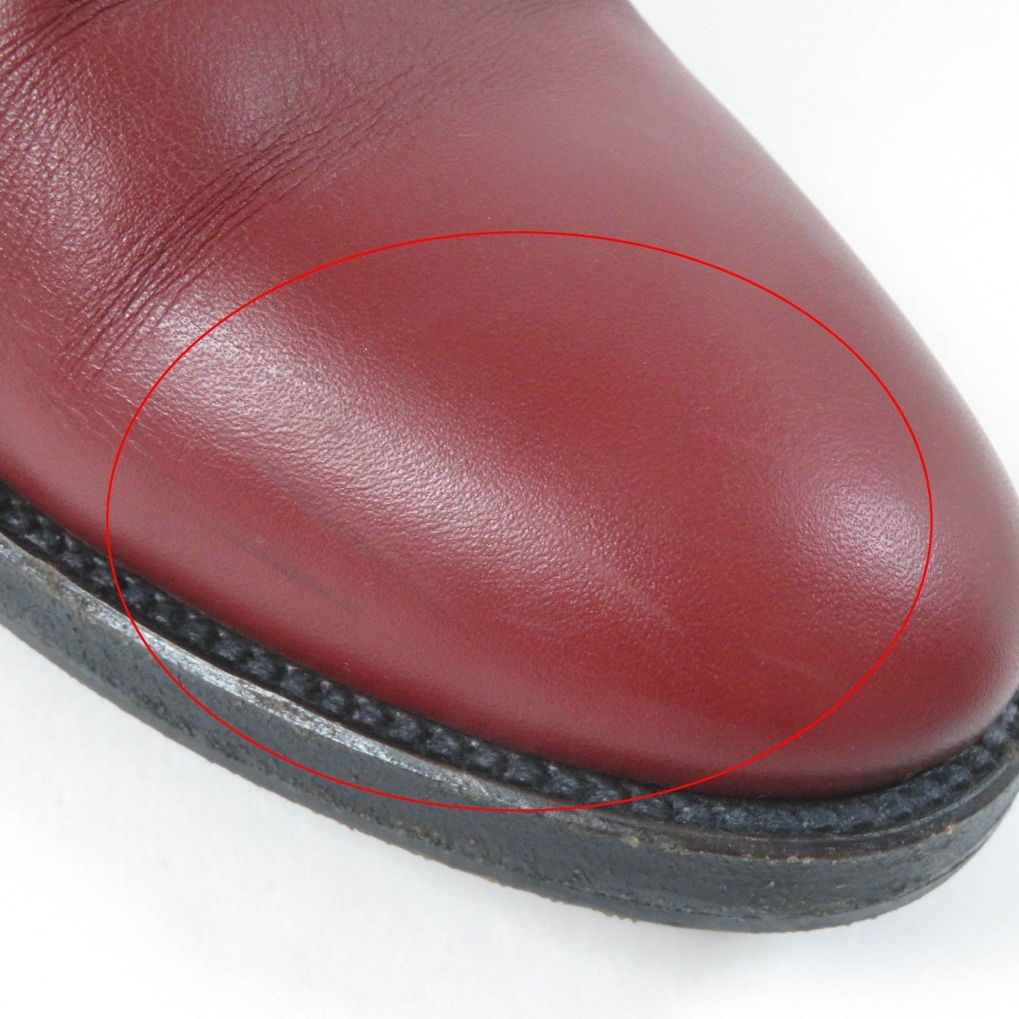 HERMES boots Main: Leather Red type Women 37 Used