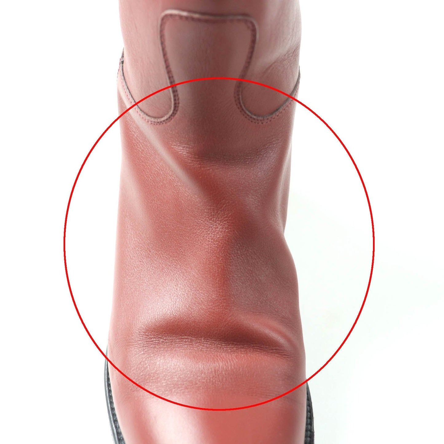 HERMES boots Main: Leather Red type Women 37 Used