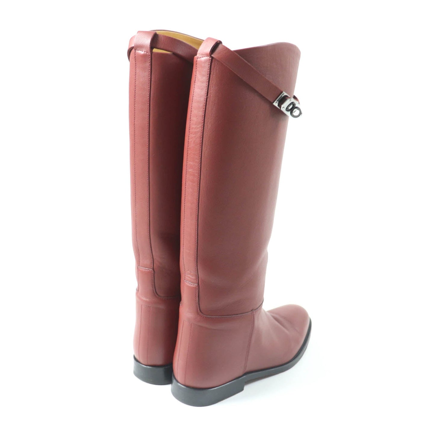 HERMES boots Main: Leather Red type Women 37 Used