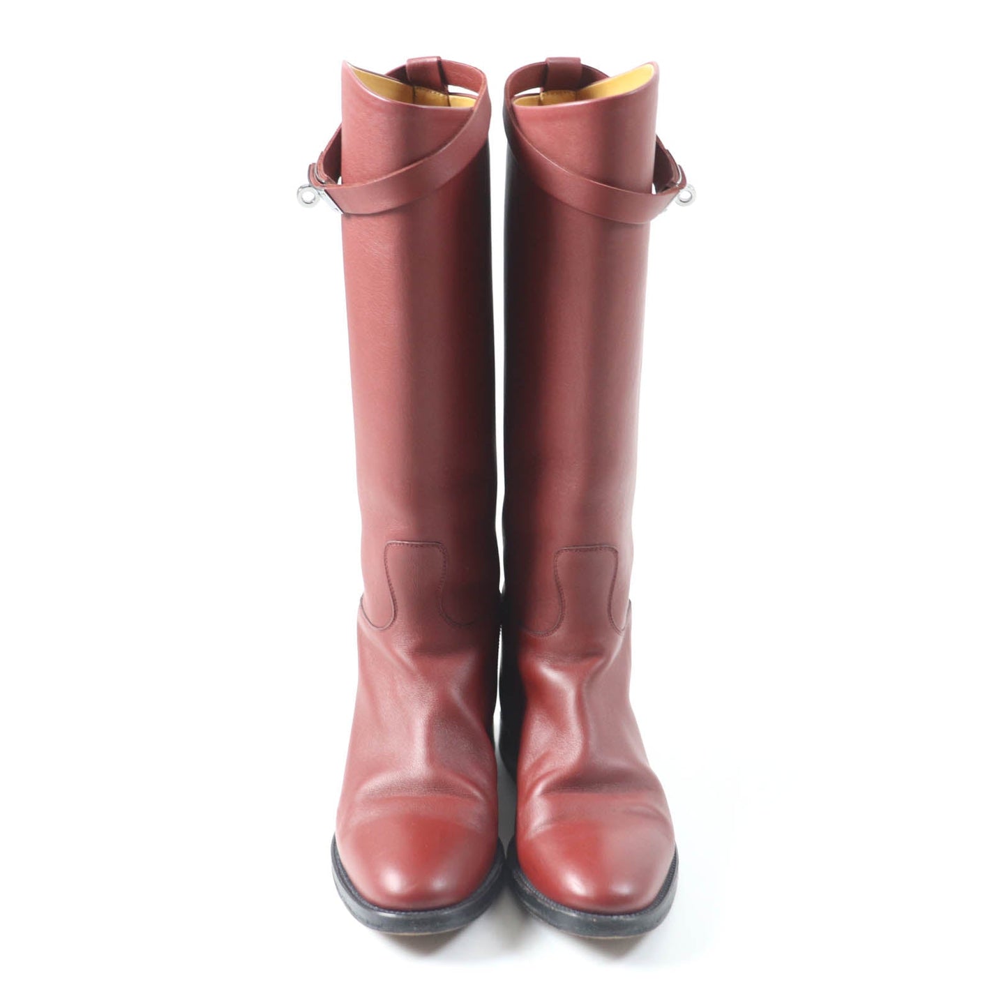 HERMES boots Main: Leather Red type Women 37 Used