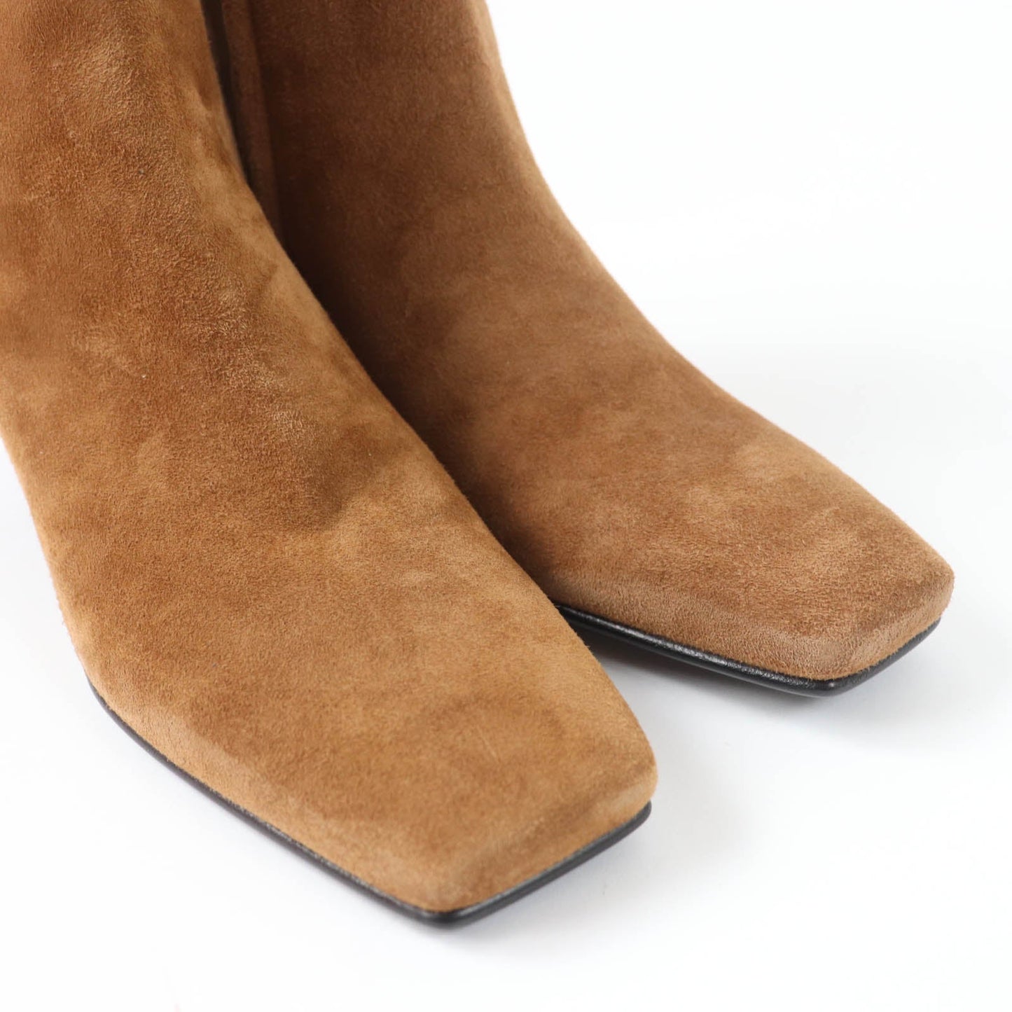 HERMES short boots Main: Suede leather Brown Oh Mage Women 36 Used