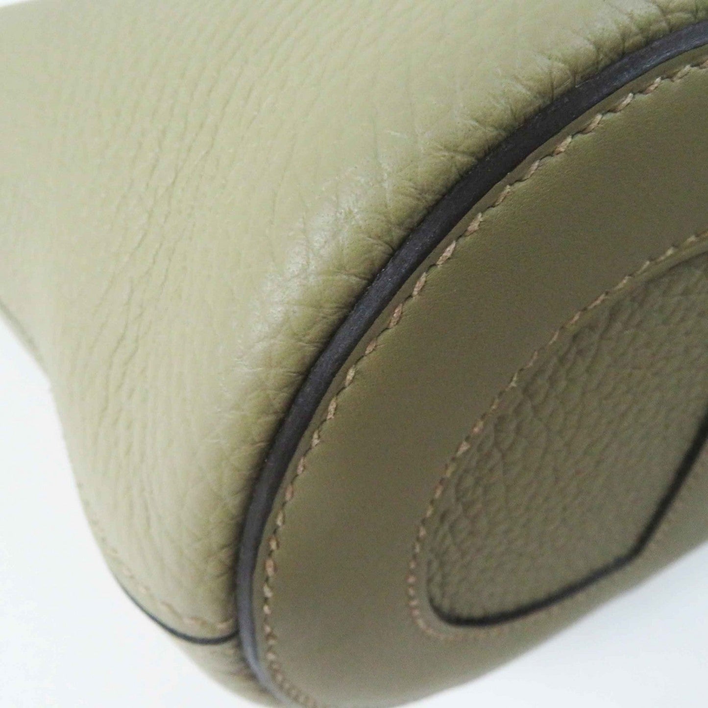 HERMES Handbag Main: Taurillon Clemence, Part: Swift beige marfa in the loop 18 Women Used