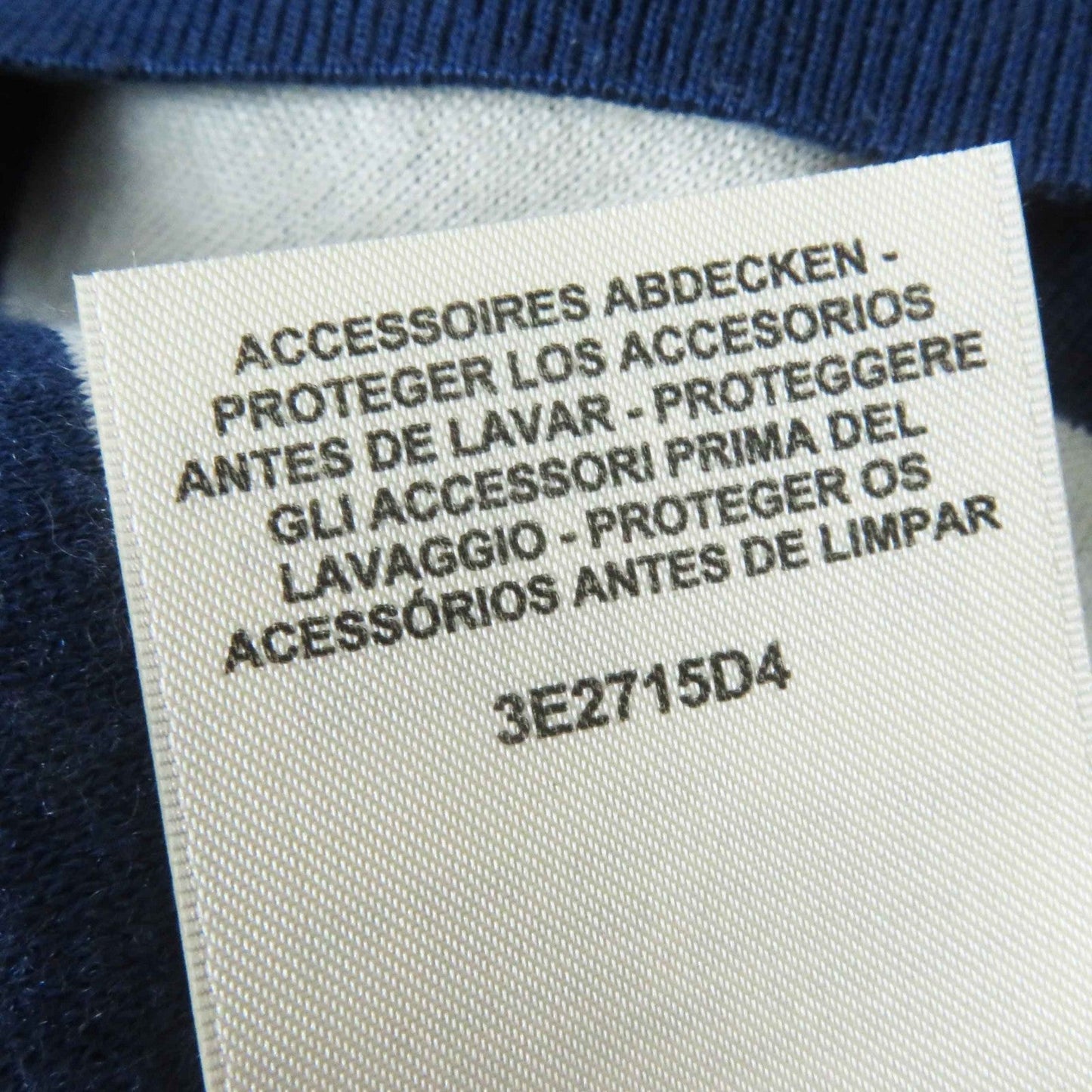HERMES cardigan 3E2715D4 Outer material: 48% cashmere, Outer material: 48% silk, Outer material: 3% nylon, Outer material: 1% polyurethane, Part: 50% cashmere Blue Ivory Red Women 34 Used