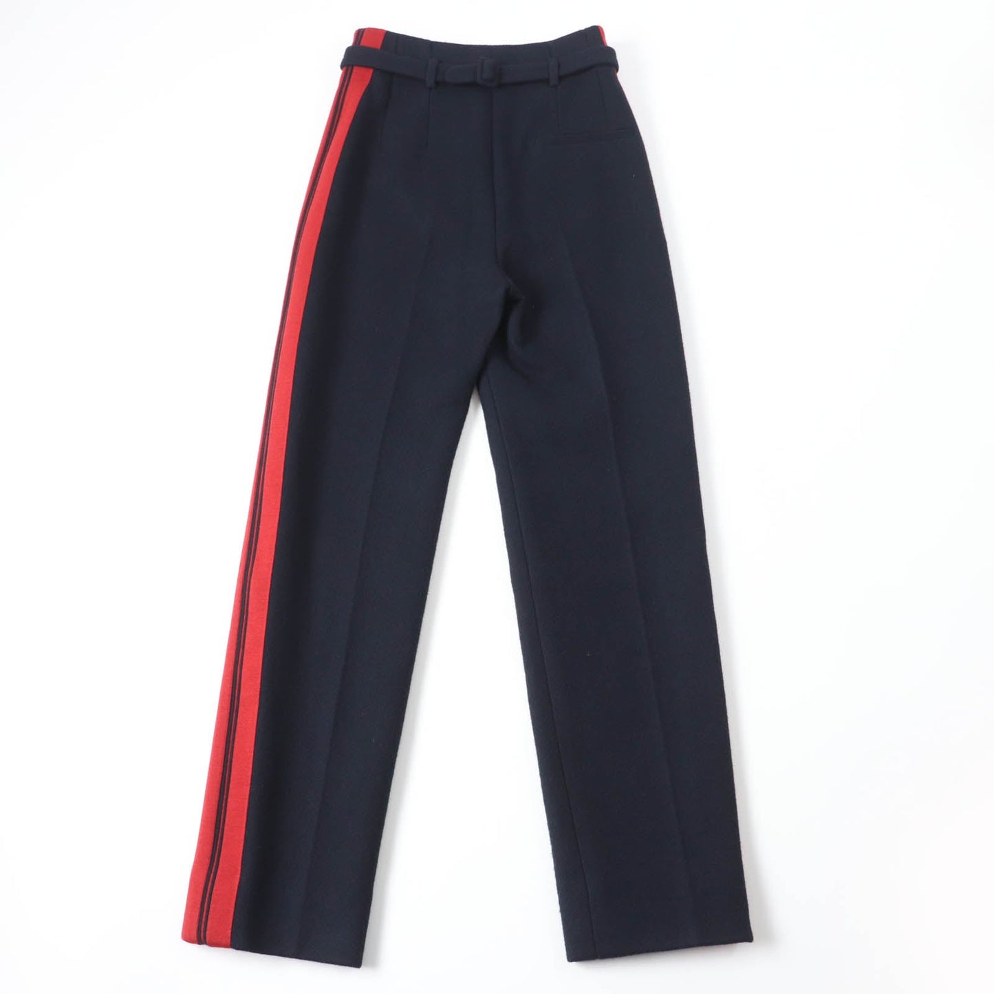 HERMES Pants Main: 100% cashmere, Part: 100% wool Dark navy Women 34 Used