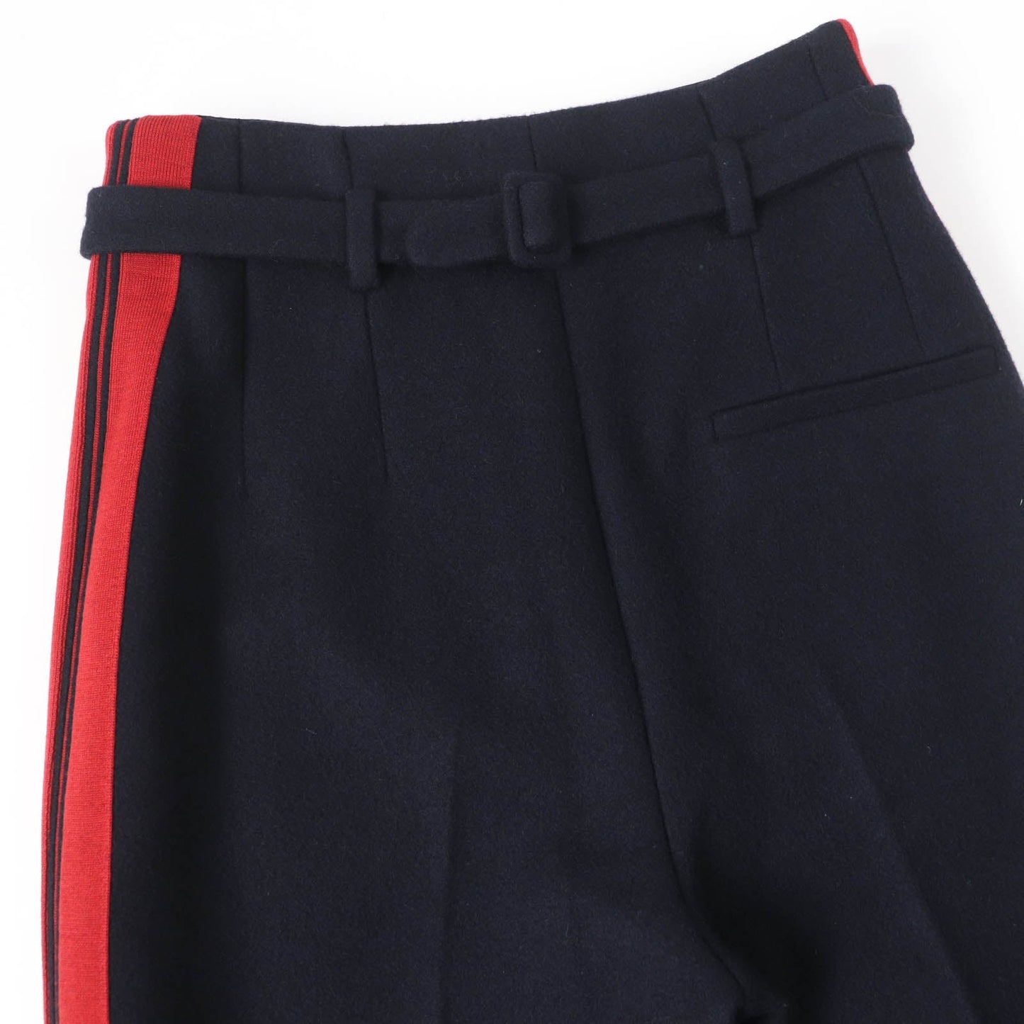HERMES Pants Main: 100% cashmere, Part: 100% wool Dark navy Women 34 Used