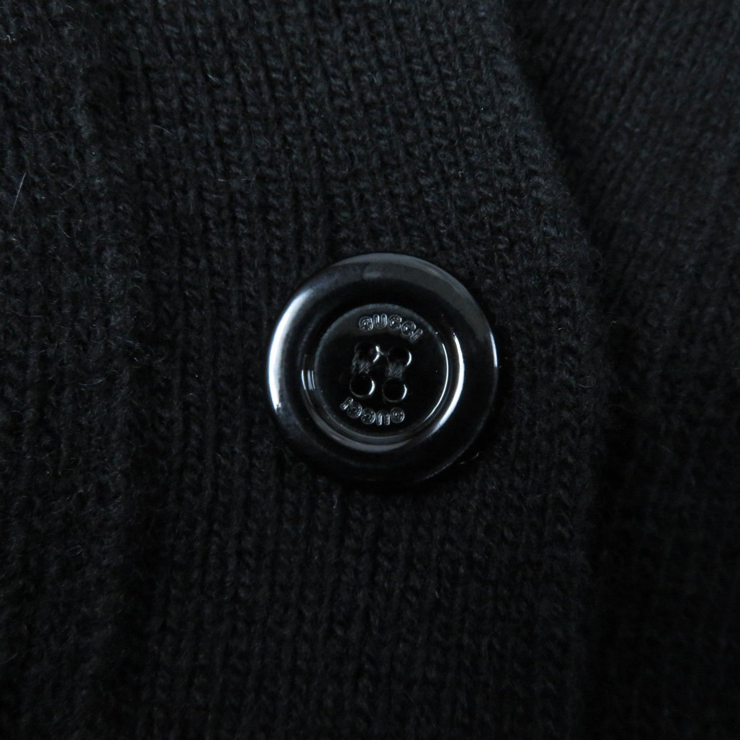 GUCCI cardigan 526719 Main: 70% wool, Main: 30% cashmere, Part: 100% cotton, Part: 100% wool, Part: 100% cashmere black Women L Used