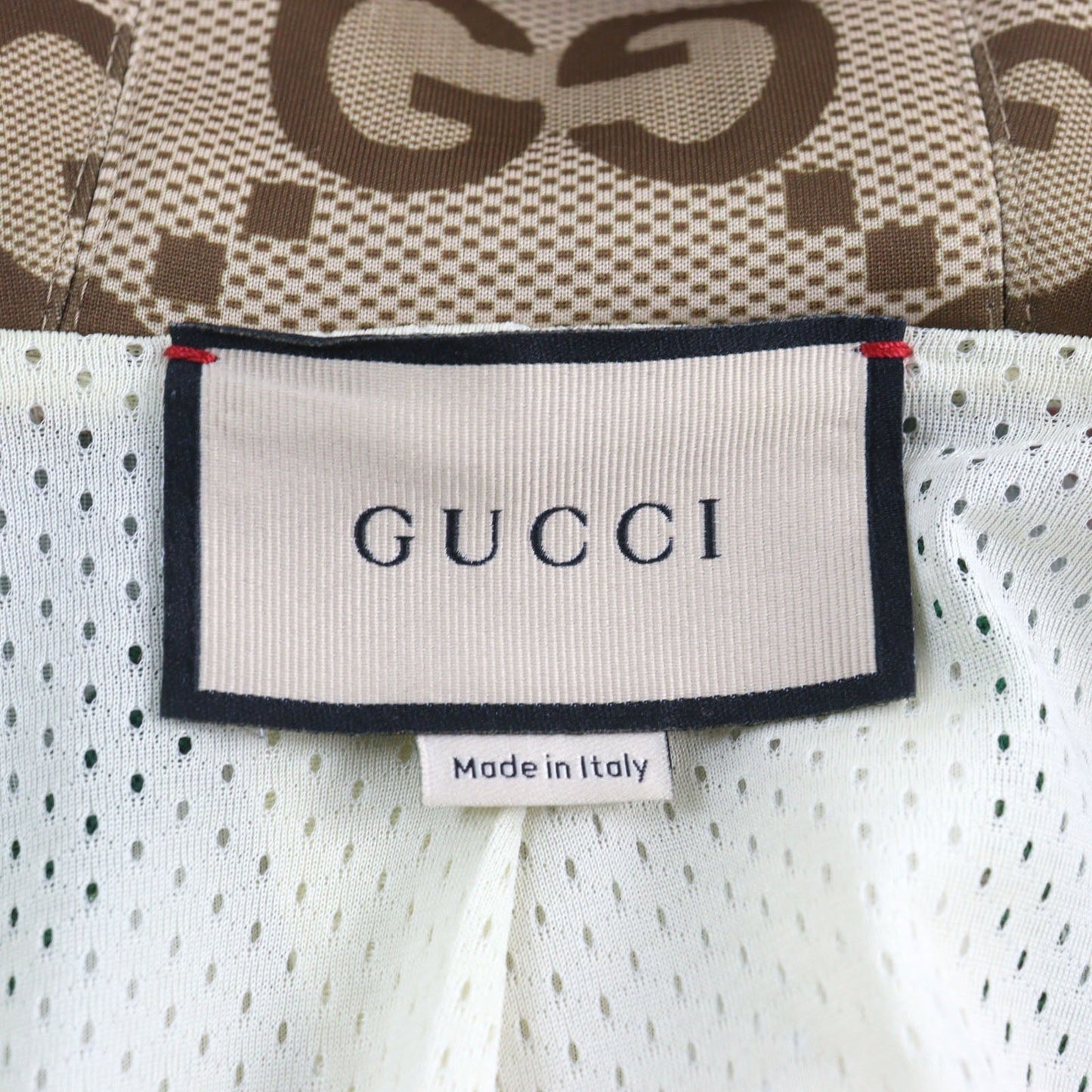 GUCCI Track jacket 713974 Main: 85% polyester, Main: 15% polyurethane, Part: 100% polyester, Part: 91% polyester, Part: 6% nylon Brown type mens L Used