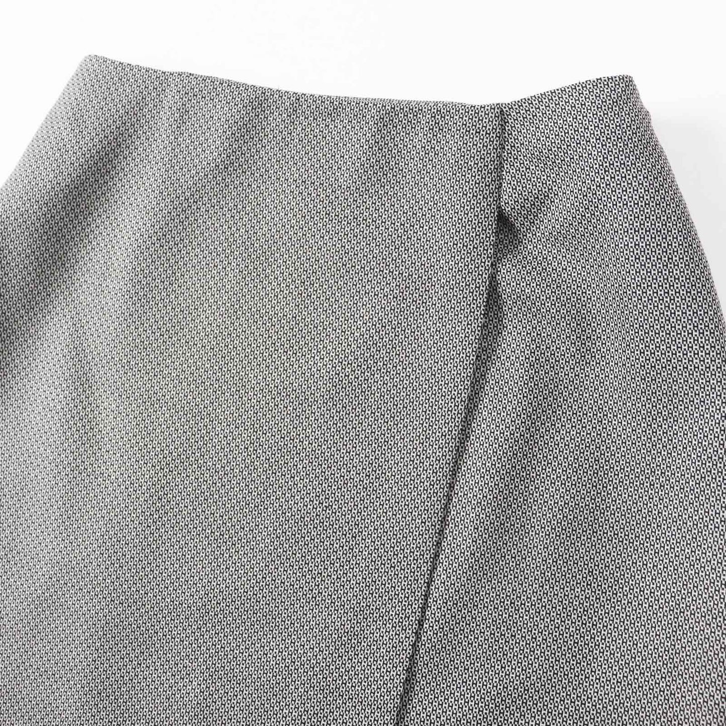 HERMES skirt Outer material: 90% wool, Outer material: 10% silk Black beige Margiela period Women 34 Used