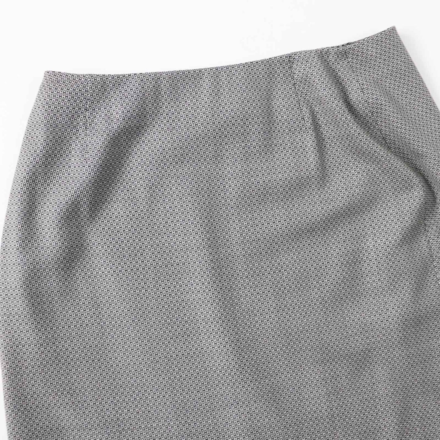 HERMES skirt Outer material: 90% wool, Outer material: 10% silk Black beige Margiela period Women 34 Used