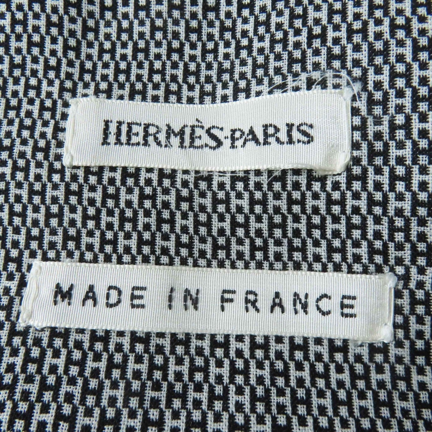 HERMES skirt Outer material: 90% wool, Outer material: 10% silk Black beige Margiela period Women 34 Used