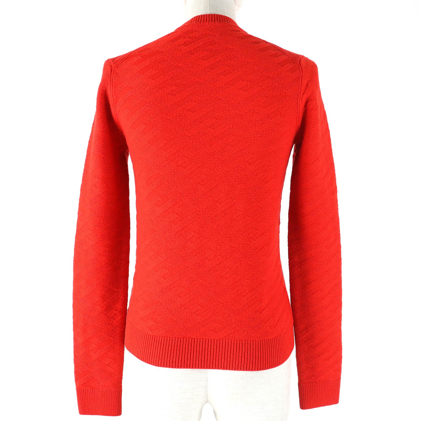HERMES knit 2E2624DE Main: 100% wool Red Women 34 Used