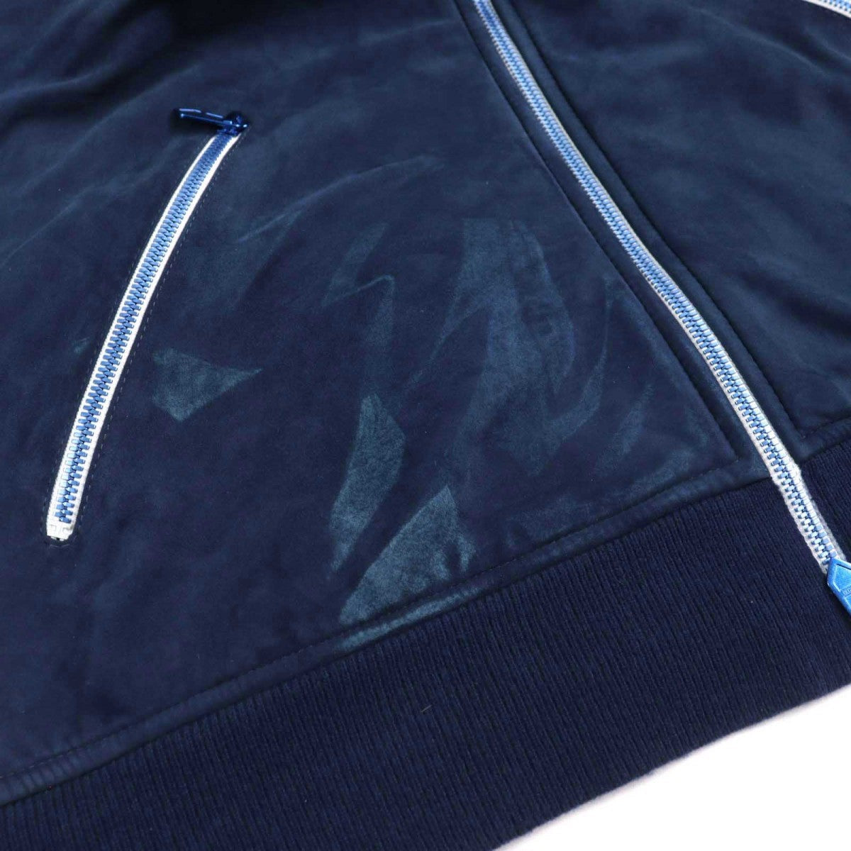 HERMES Jacket wool Navy type XXL