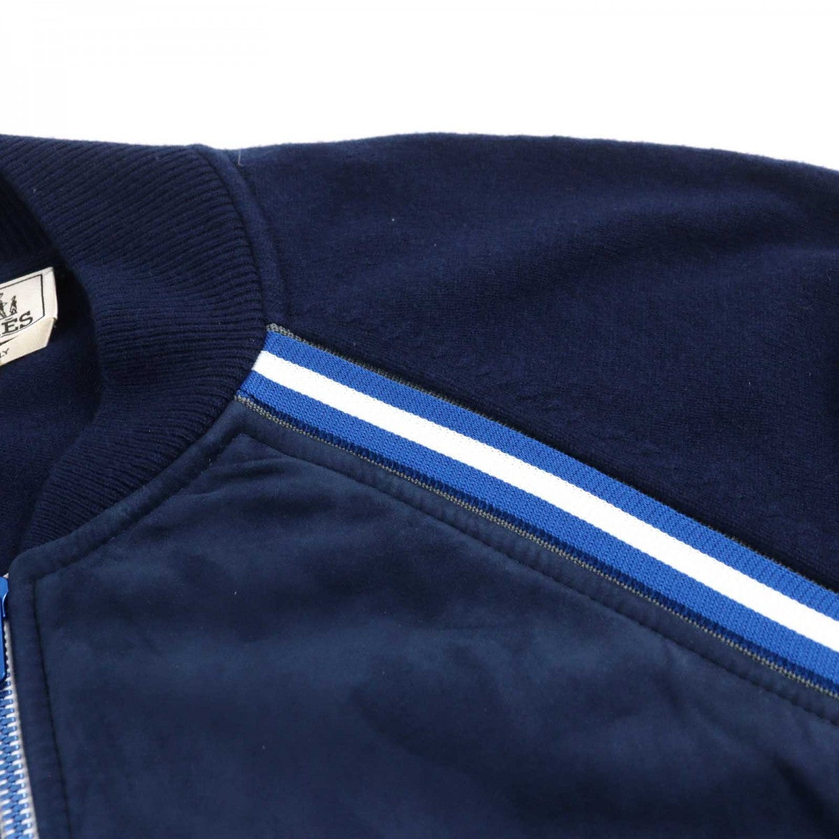 HERMES Jacket wool Navy type XXL