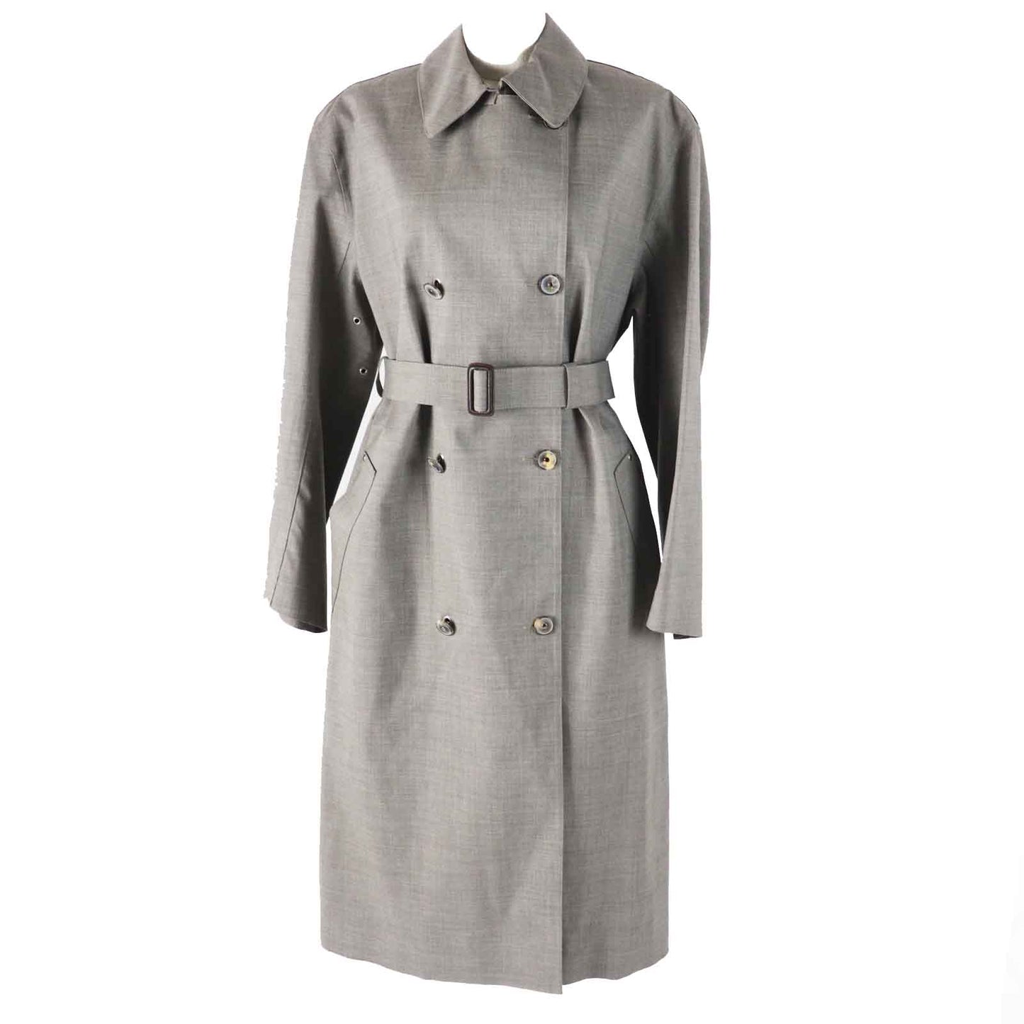 HERMES coat Outer: 100% wool, Lining: 100% cotton gray Margiela period Women SM Used