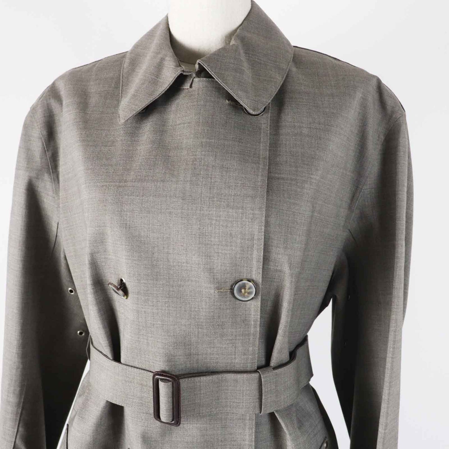 HERMES coat Outer: 100% wool, Lining: 100% cotton gray Margiela period Women SM Used
