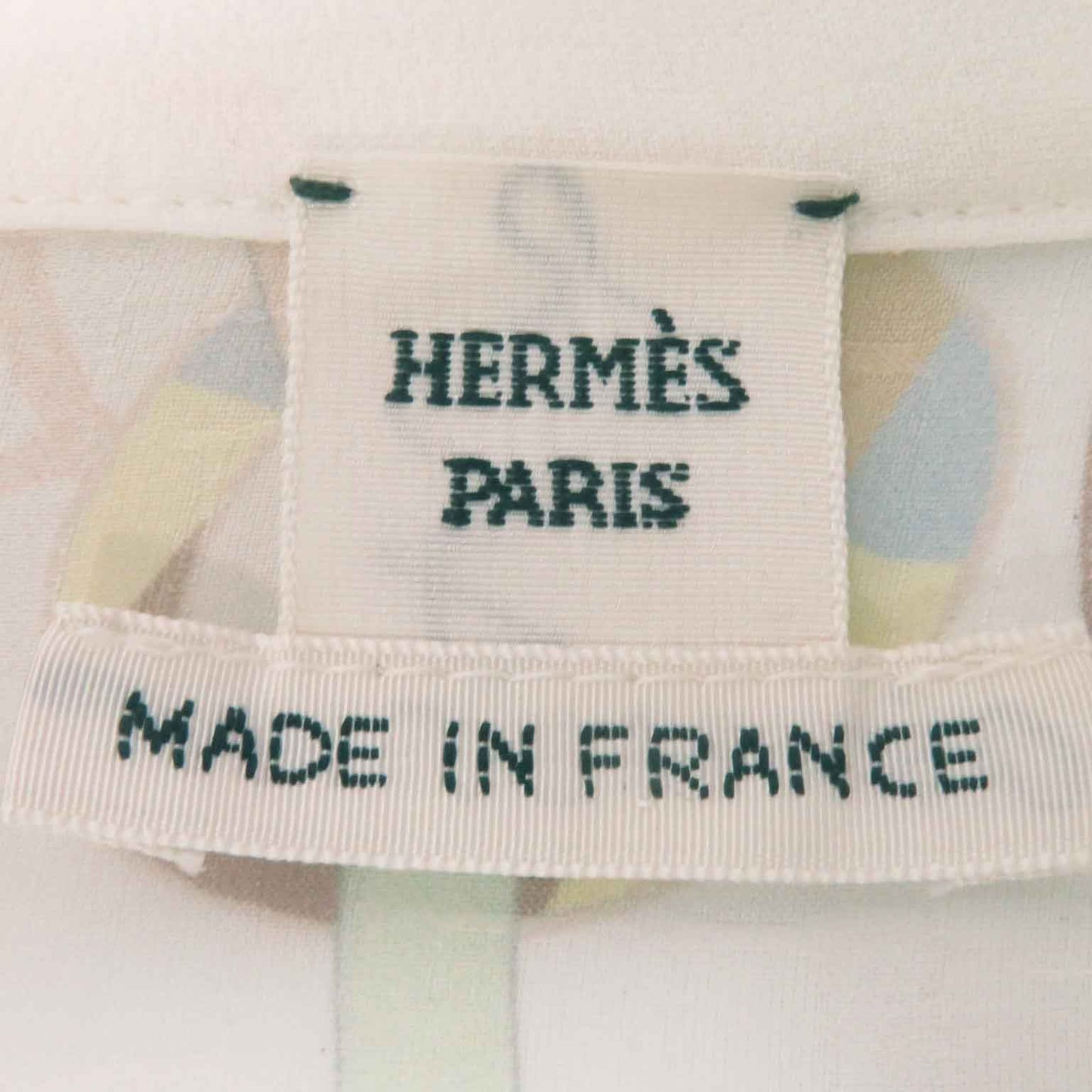 HERMES one piece 3H0514DN Main: 100% silk, petticoat 100% silk Multi Women 36 Used