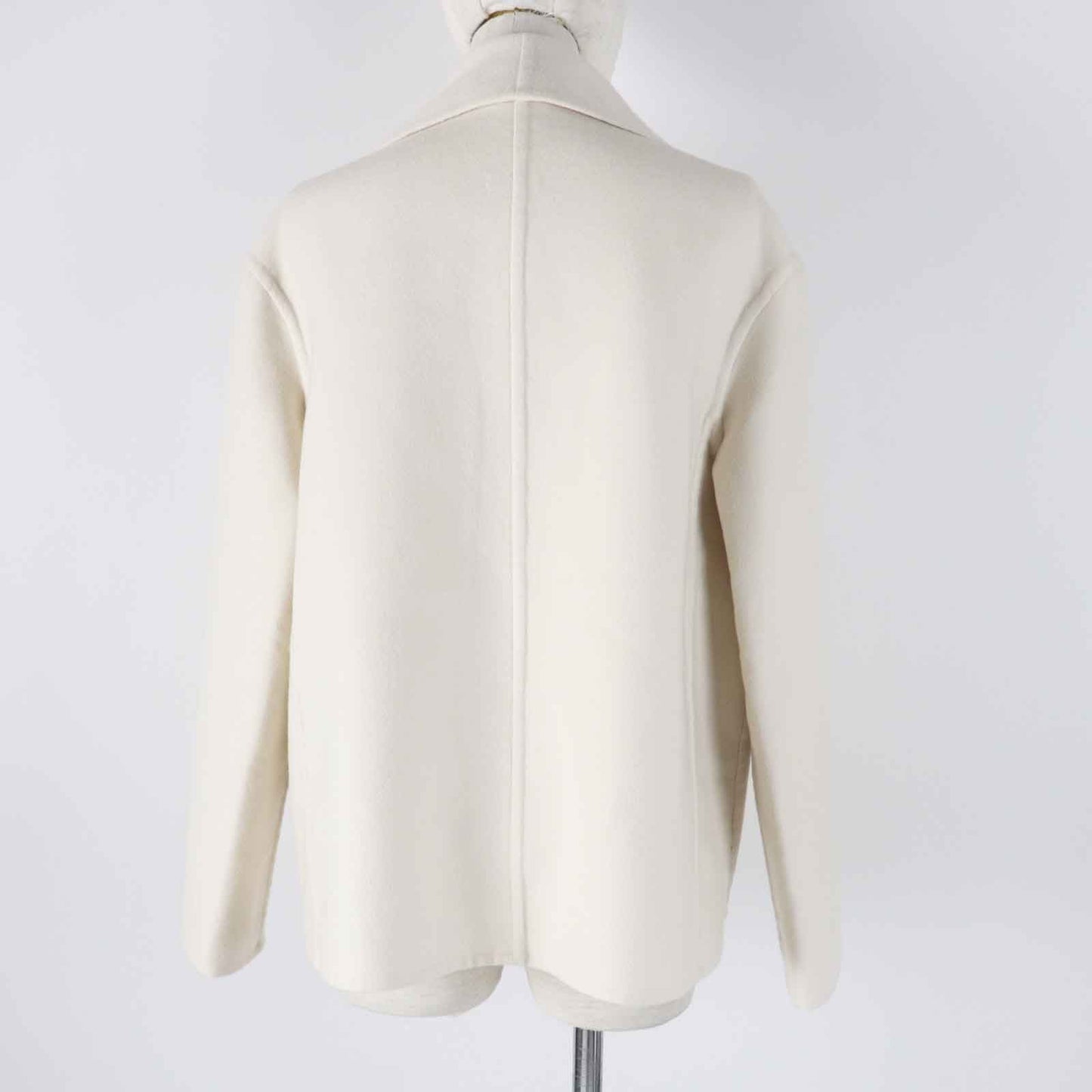 HERMES coat 3E0221DA Outer material: 100% cashmere off white Women 40 Used