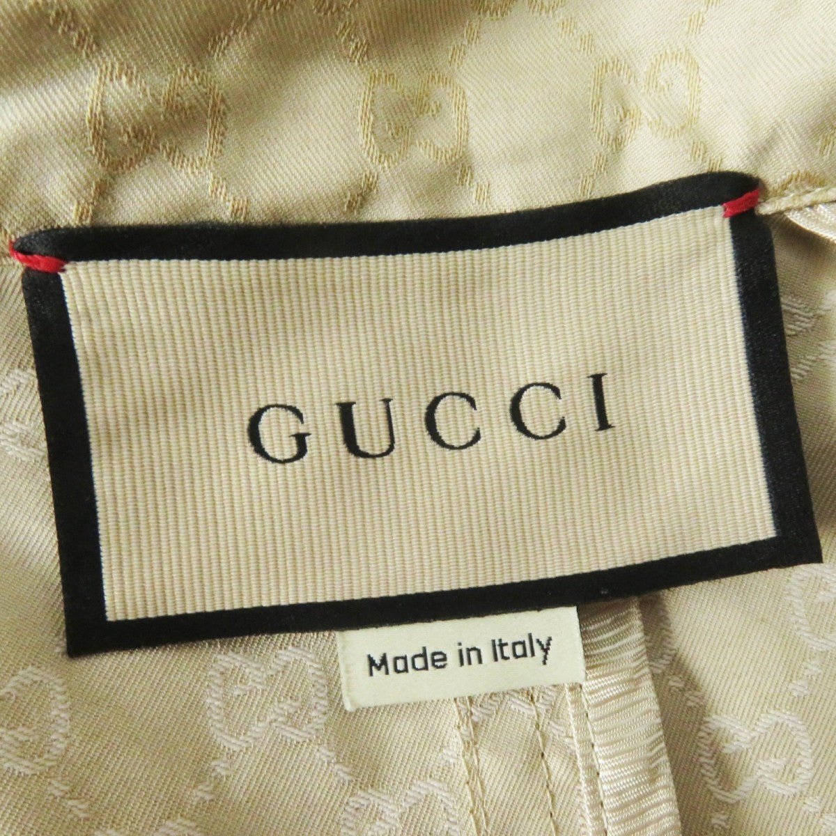 GUCCI trench coat 771441 cotton beige 40