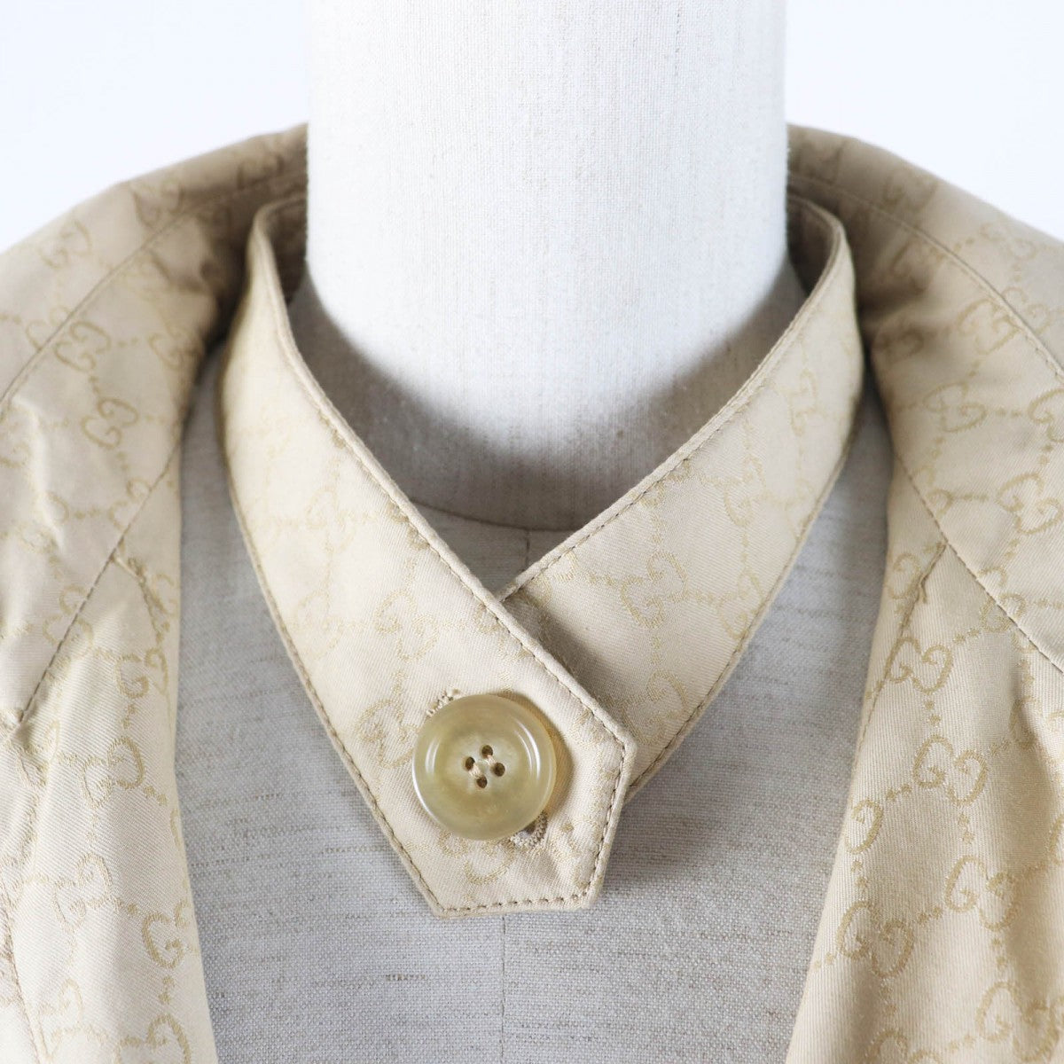 GUCCI trench coat 771441 cotton beige 40