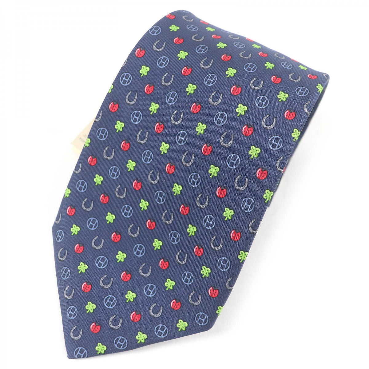 HERMES tie H606012T silk Marin JOB INTERVIEW