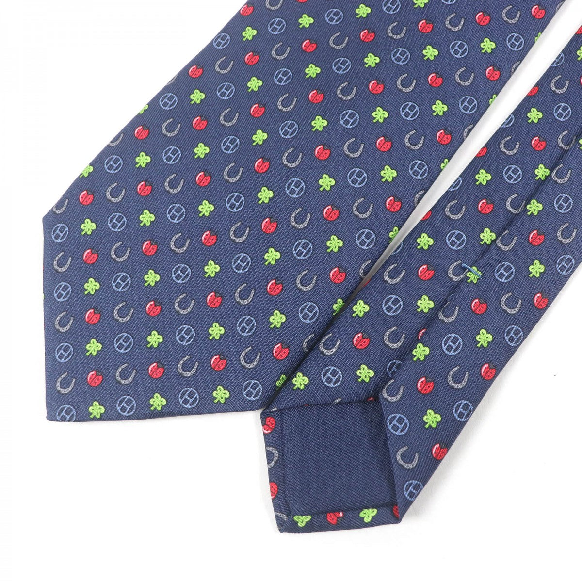 HERMES tie H606012T silk Marin JOB INTERVIEW