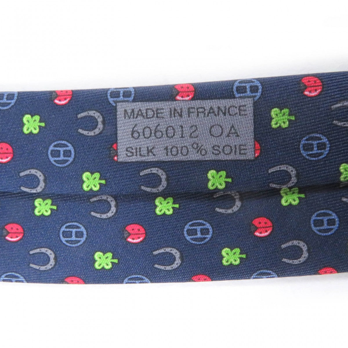 HERMES tie H606012T silk Marin JOB INTERVIEW