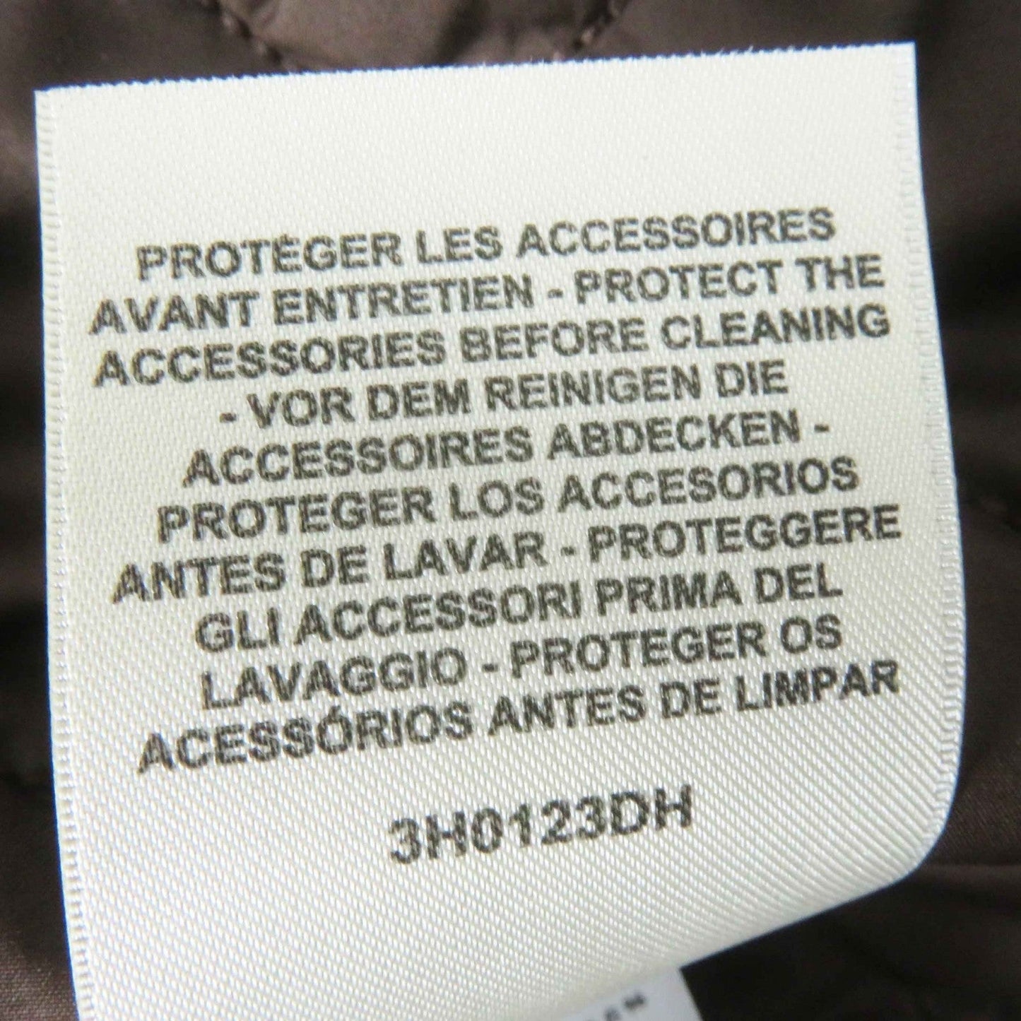 HERMES coat 3H0123DH Main: 75% alpaca, Main: 25% wool, Filling: 55% cashmere, Filling: 45% polyester, Lining: 100% polyester Dark brown Marron Ebene Women 36 Used