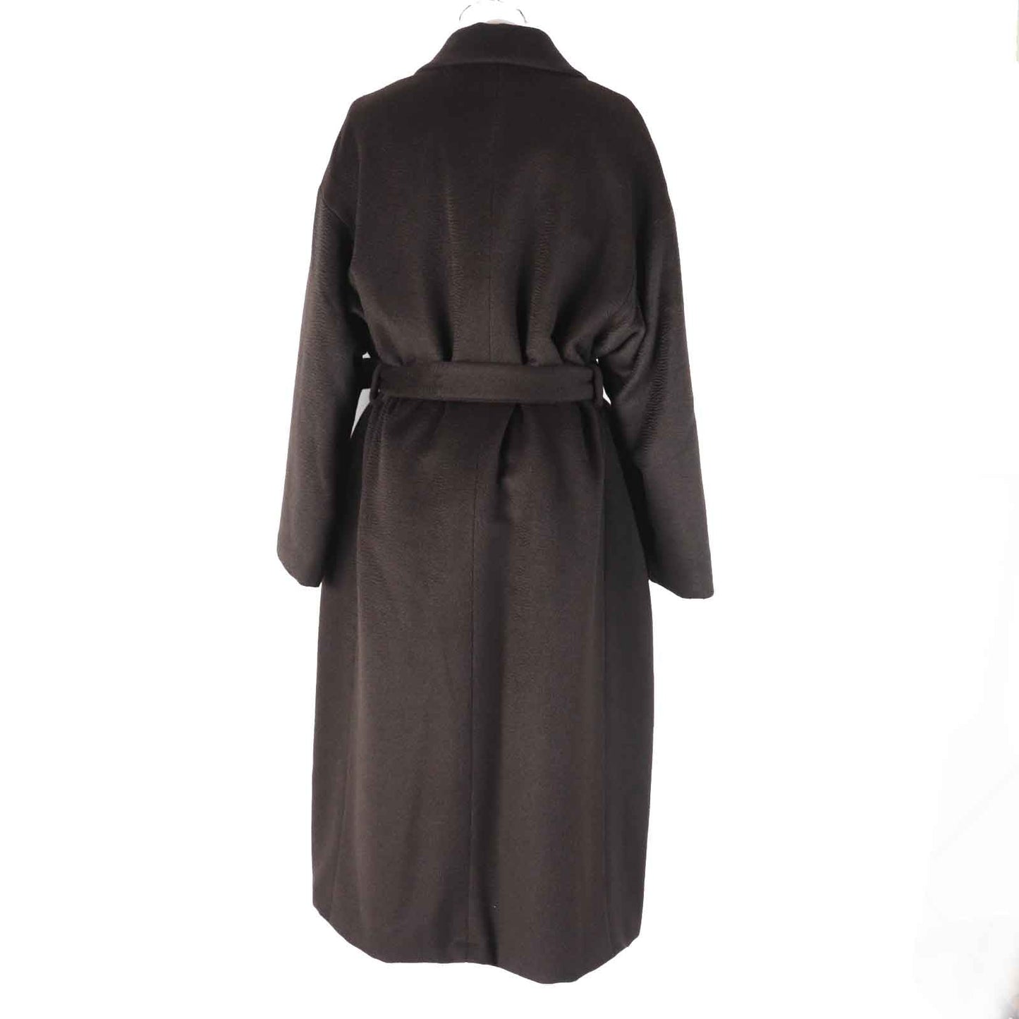 HERMES coat 3H0123DH Main: 75% alpaca, Main: 25% wool, Filling: 55% cashmere, Filling: 45% polyester, Lining: 100% polyester Dark brown Marron Ebene Women 36 Used