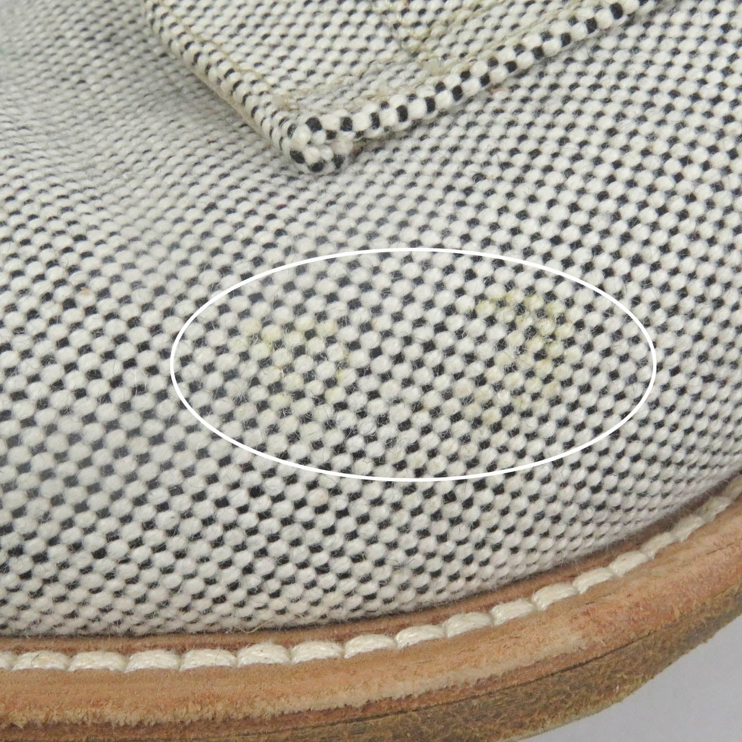 HERMES Leather shoes Main: Leather, Main: Canvas Beige type mens 41.5 Used