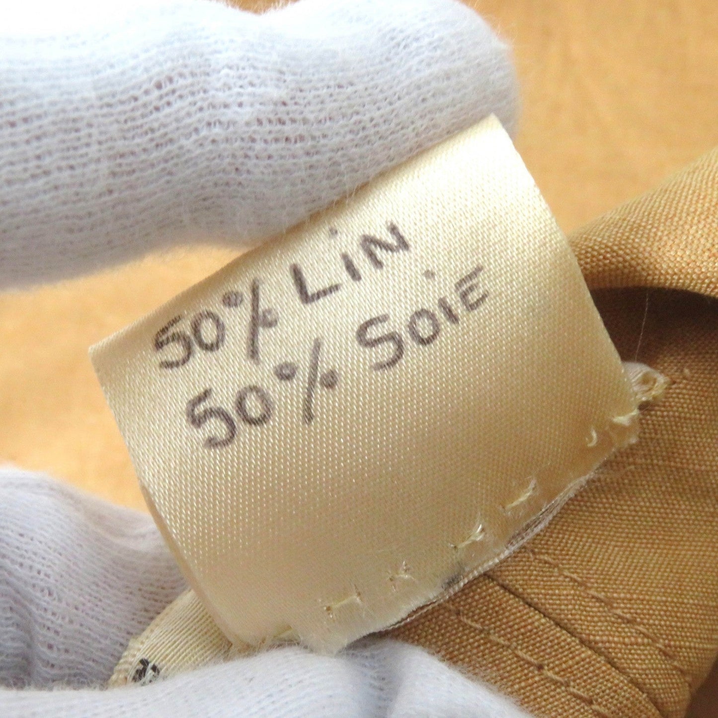 HERMES hat Outer: 100% silk, Lining: 50% linen, Lining: 50% silk Beige multicolor Women Used