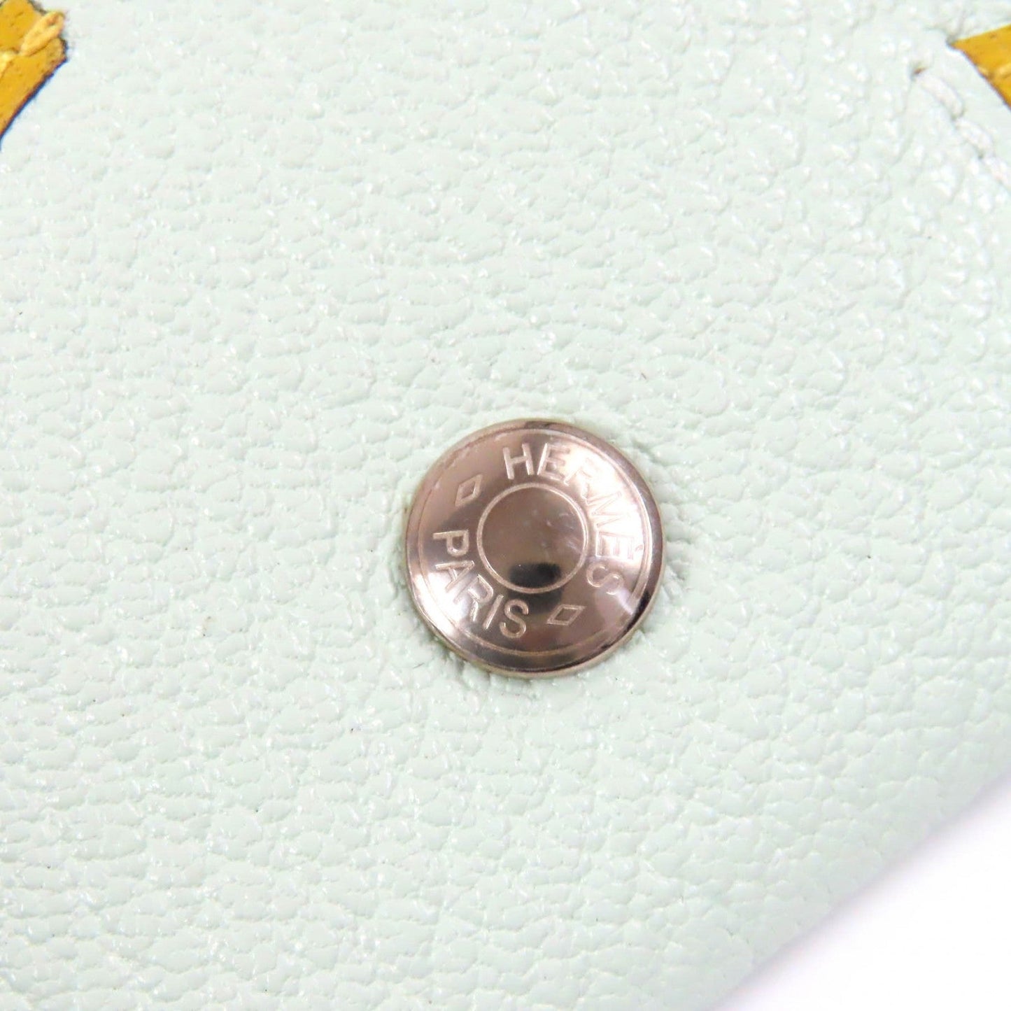 HERMES Coin case Shoble misol white paddock