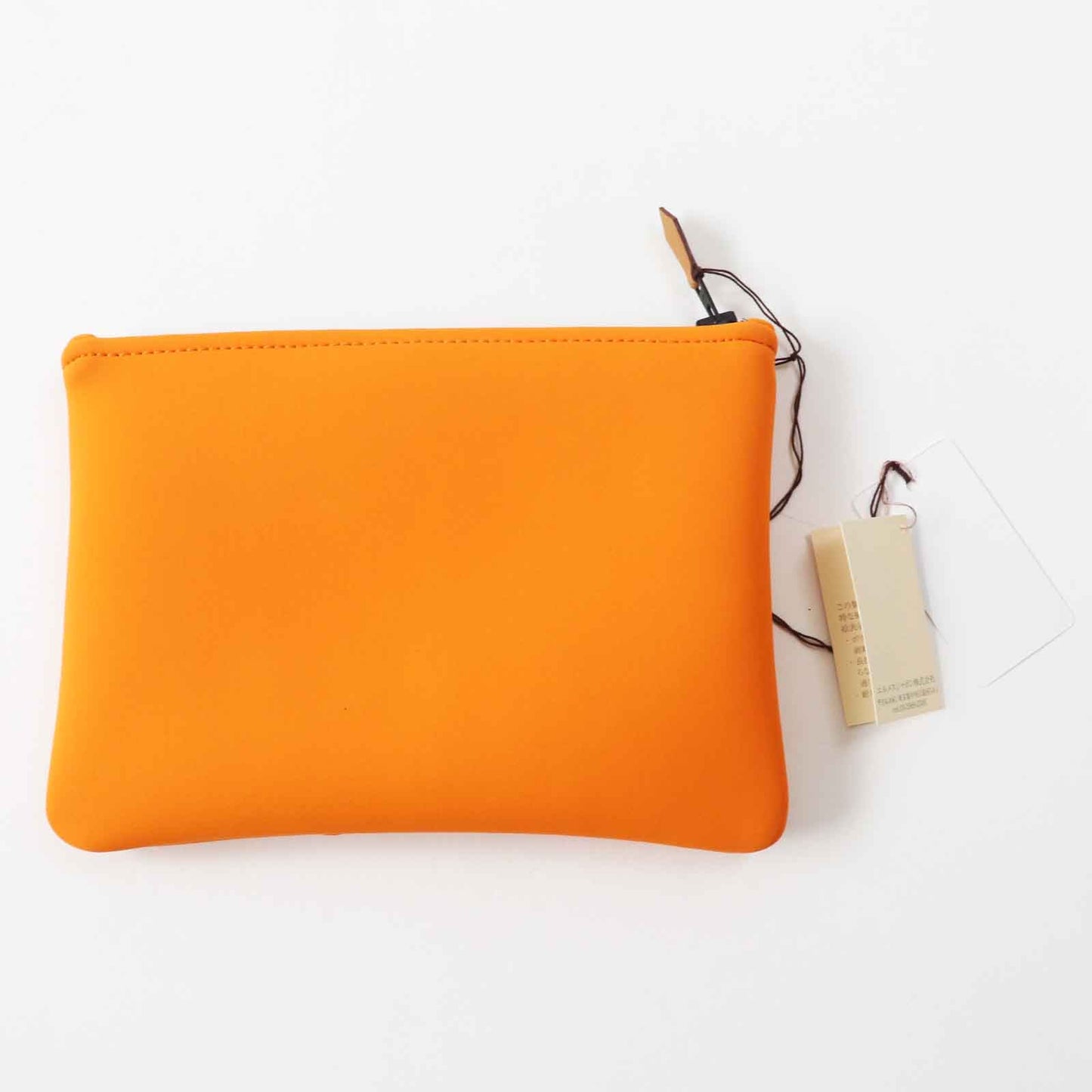 HERMES Pouch Main: Polyamide, Main: Elastane, Lining: Cotton, Part: Leather Orange Neoban Thalassa PM Women Used