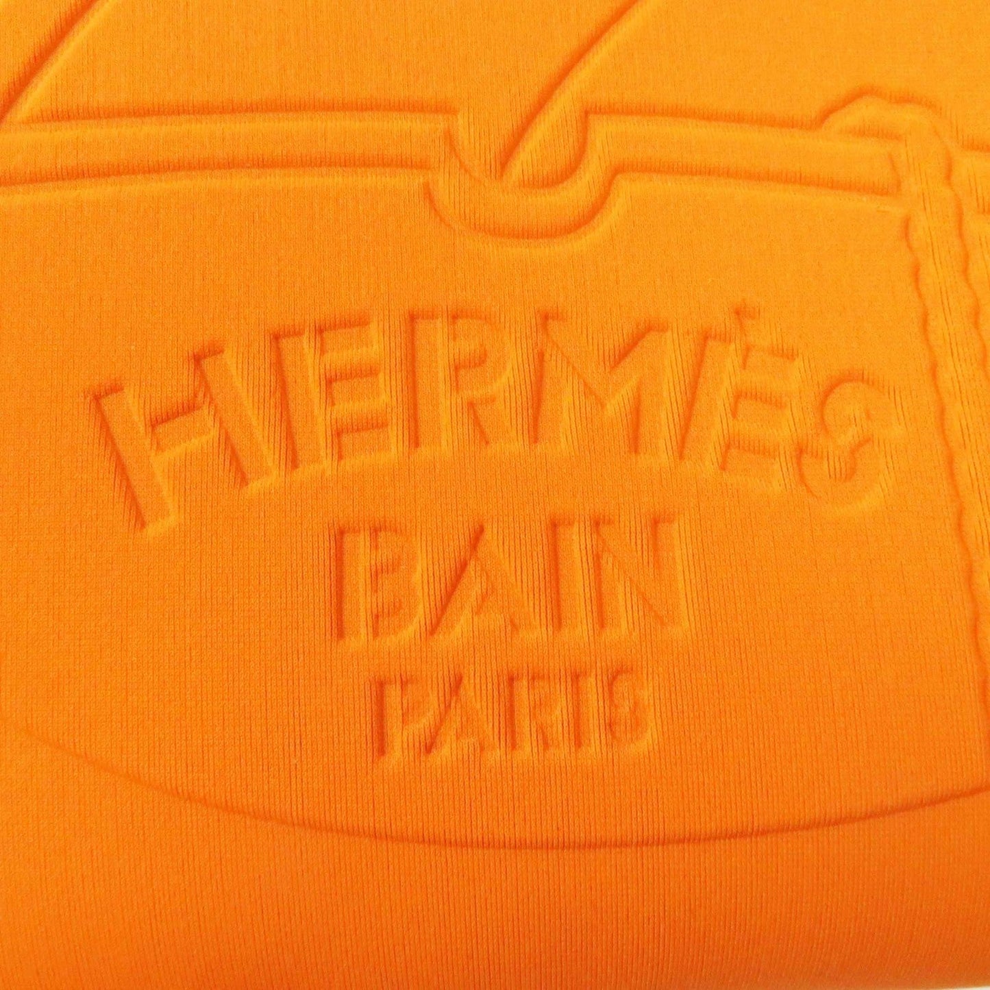 HERMES Pouch Main: Polyamide, Main: Elastane, Lining: Cotton, Part: Leather Orange Neoban Thalassa PM Women Used