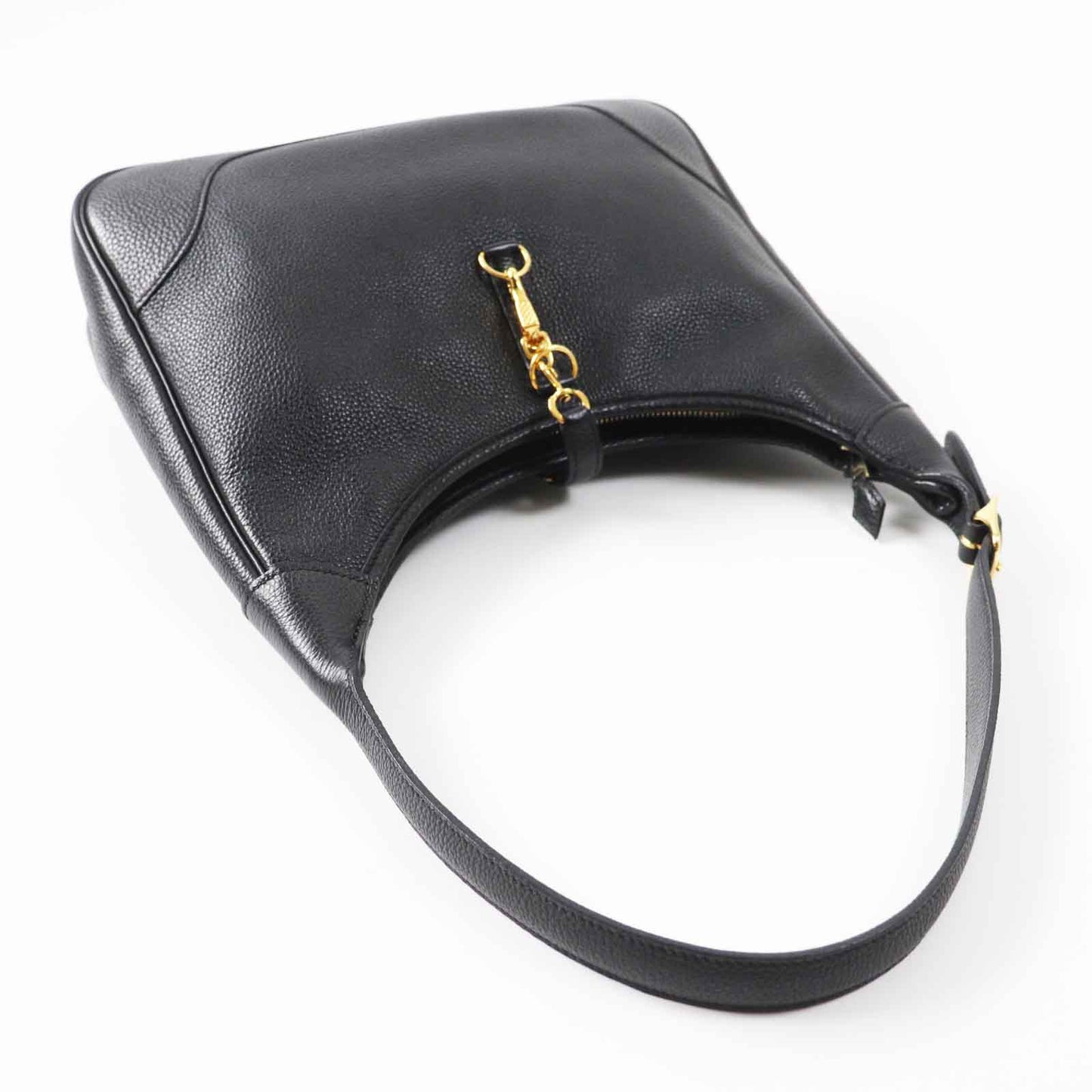 HERMES Shoulder Bag Main: Togo black Trim 31 Women Used