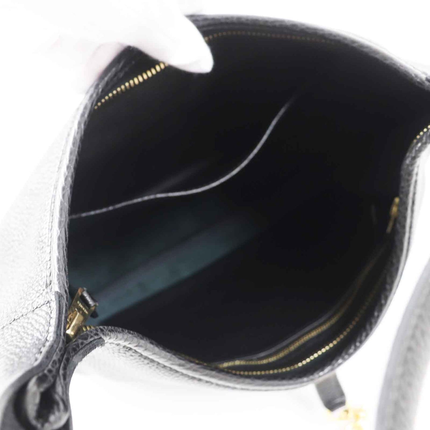 HERMES Shoulder Bag Main: Togo black Trim 31 Women Used