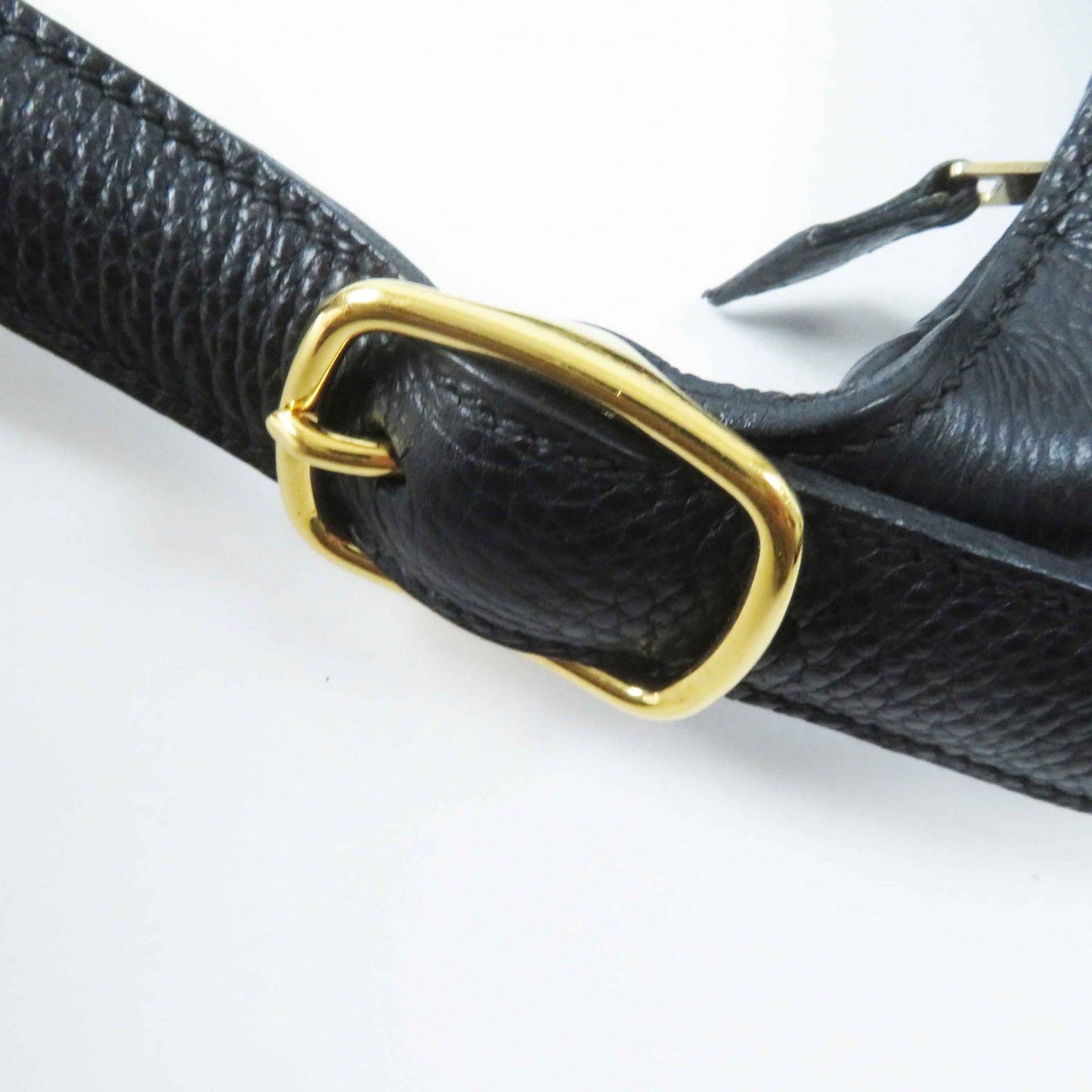 HERMES Shoulder Bag Main: Togo black Trim 31 Women Used