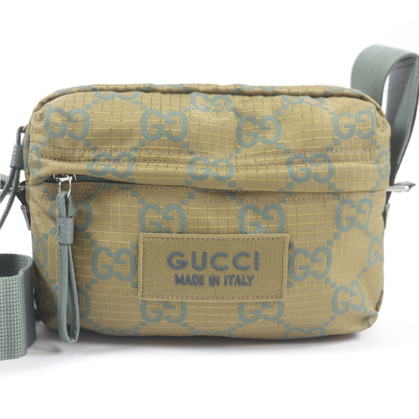 GUCCI Shoulder Bag 767931 Part: Leather khaki mens Used
