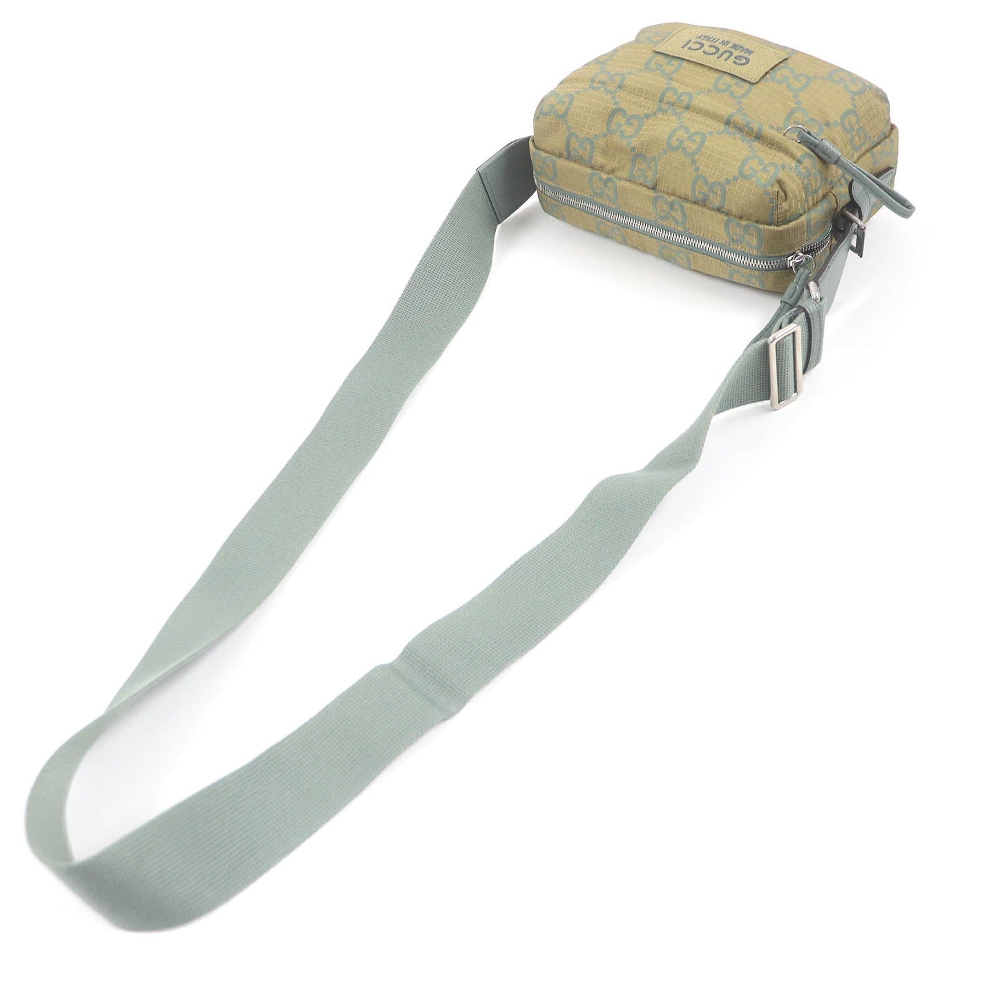 GUCCI Shoulder Bag 767931 Part: Leather khaki mens Used